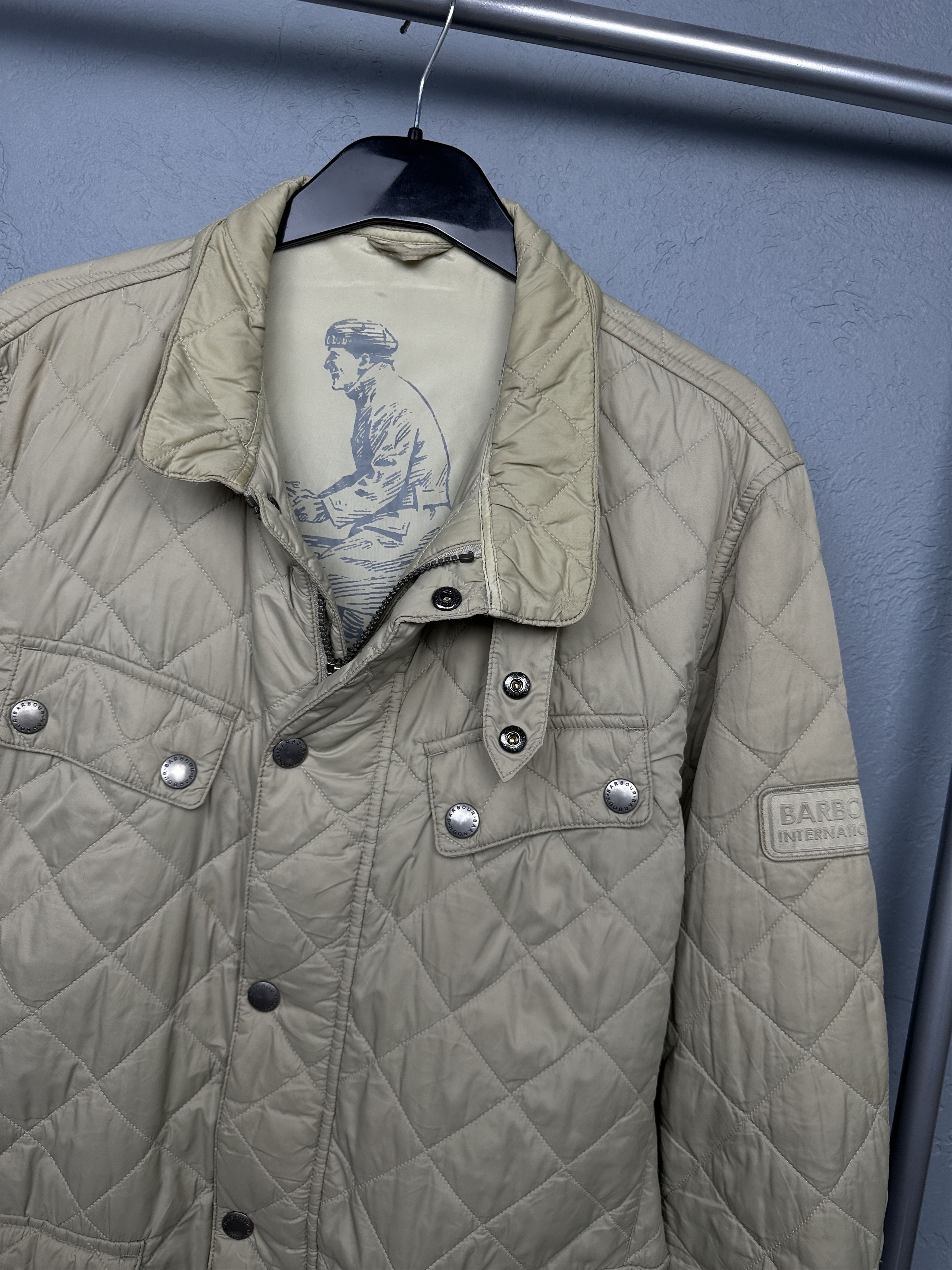 Barbour Barbour International Ariel Mens Quilted Jacket Size US L / EU 52-54 / 3 - 5 Thumbnail