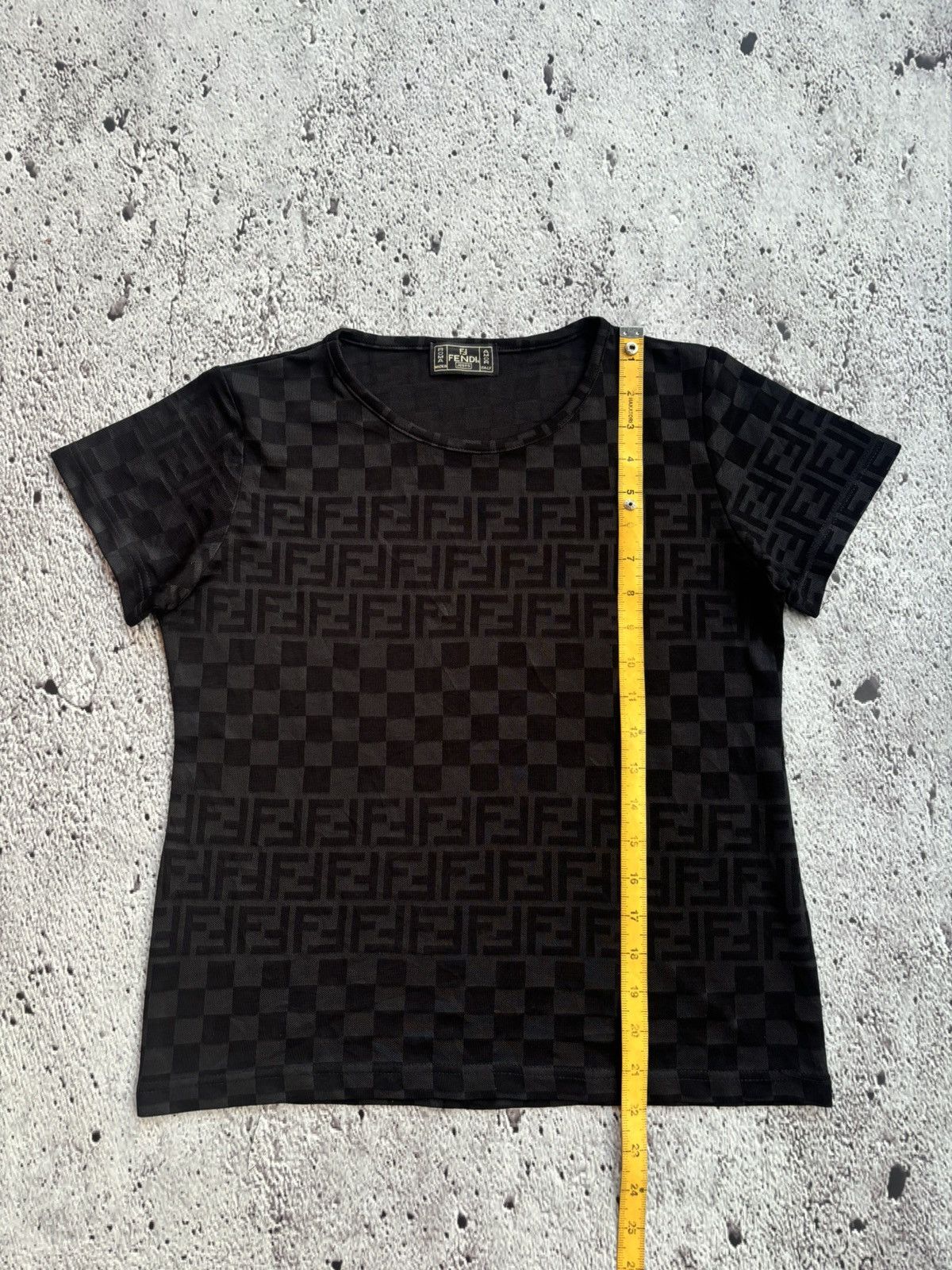 Fendi Vintage Fendi Monogram black Tshirt Size M / US 6-8 / IT 42-44 - 9 Thumbnail