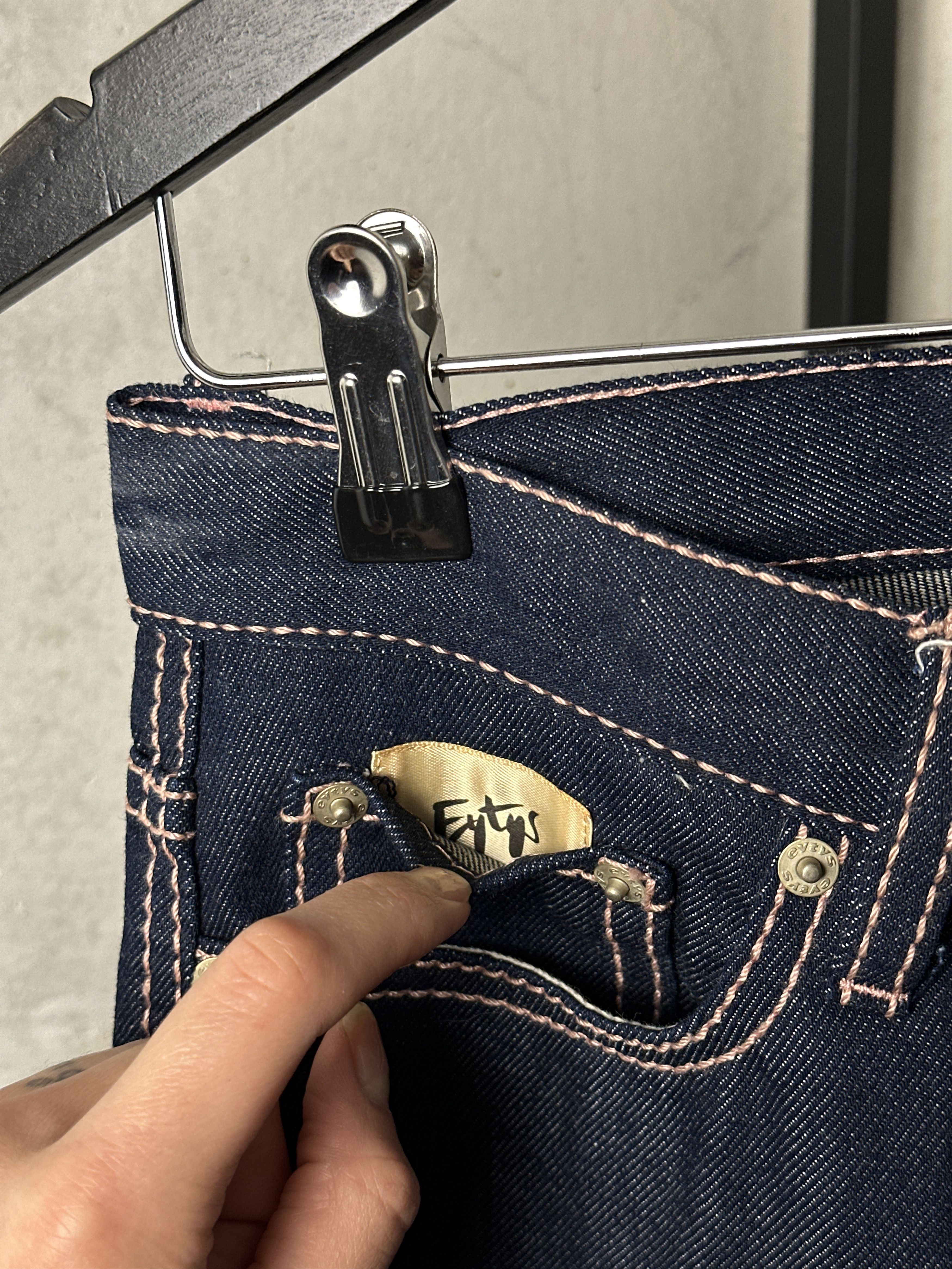 Eytys Oregon High Waisted Flared Jeans In Blue