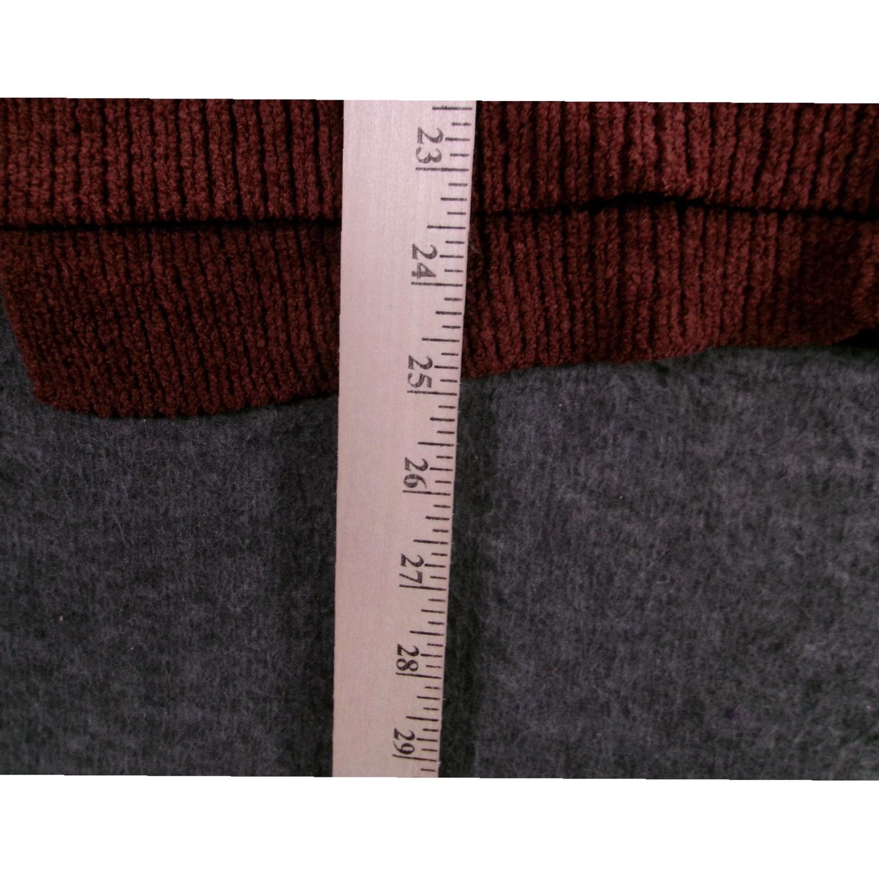 Vintage SO Sweater Womens Medium Rust Brown Oversized Ribbed Knit Cozy Lounge Size M / US 6-8 / IT 42-44 - 5 Thumbnail