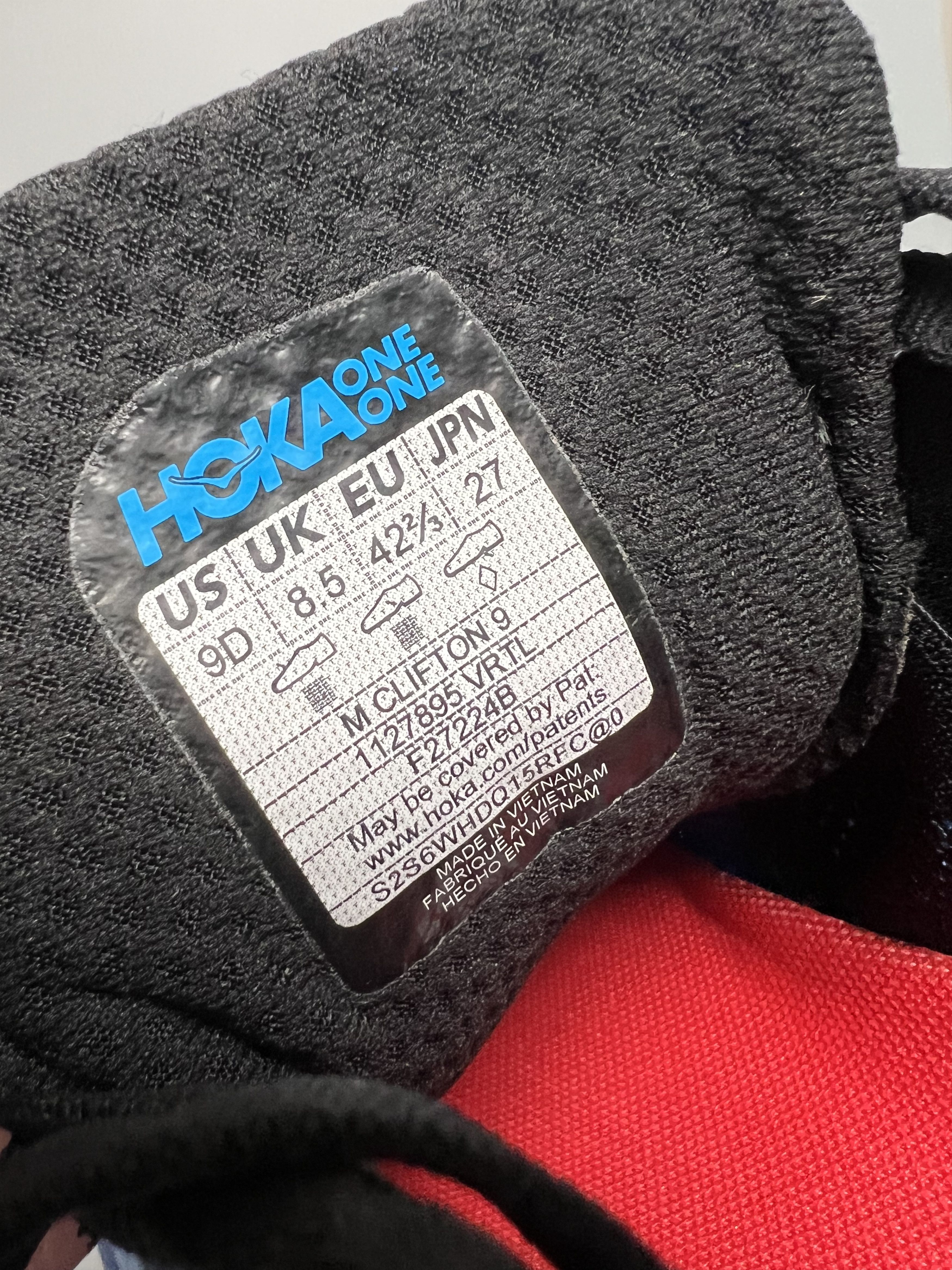 Hoka 9D Hoka One One Clifton 9 Running Shoes Walking Gym Size US 9 / EU 42 - 15 Thumbnail