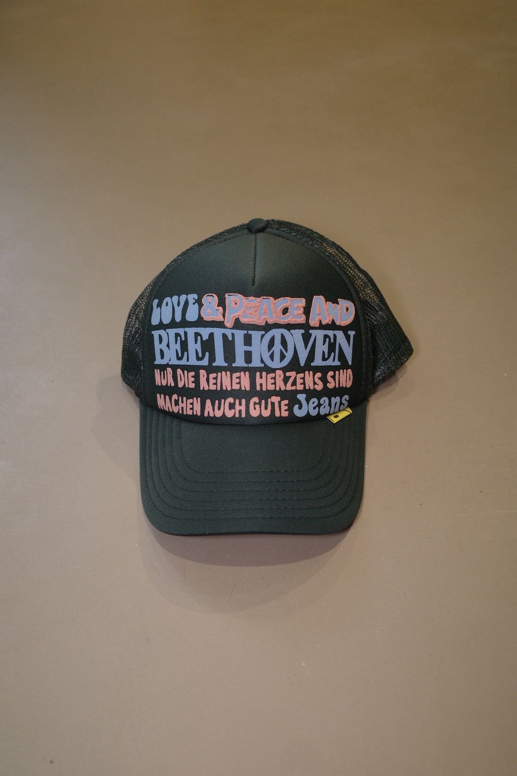 Kapital Love & Peace and Beethoven Trucker Hat Size ONE SIZE - 1 Preview