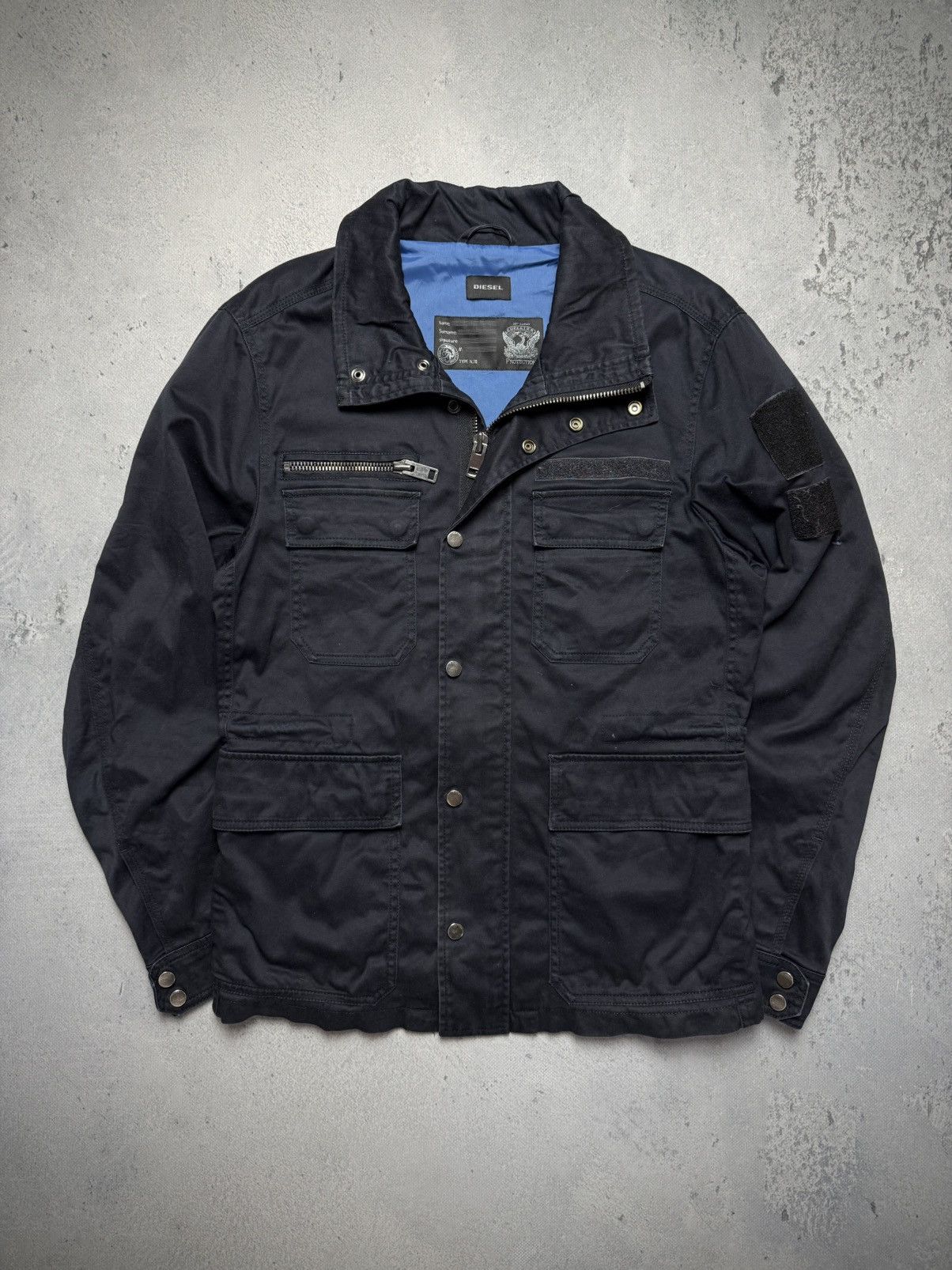 Diesel Rare Vintage Diesel Cotton Jacket Logo Black y2k 90s Size US M / EU 48-50 / 2 - 1 Thumbnail