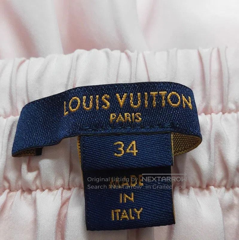 Louis Vuitton Louis Vuitton Pink Silk Jogger Pants. Size US 34 / EU 50 - 4 Thumbnail