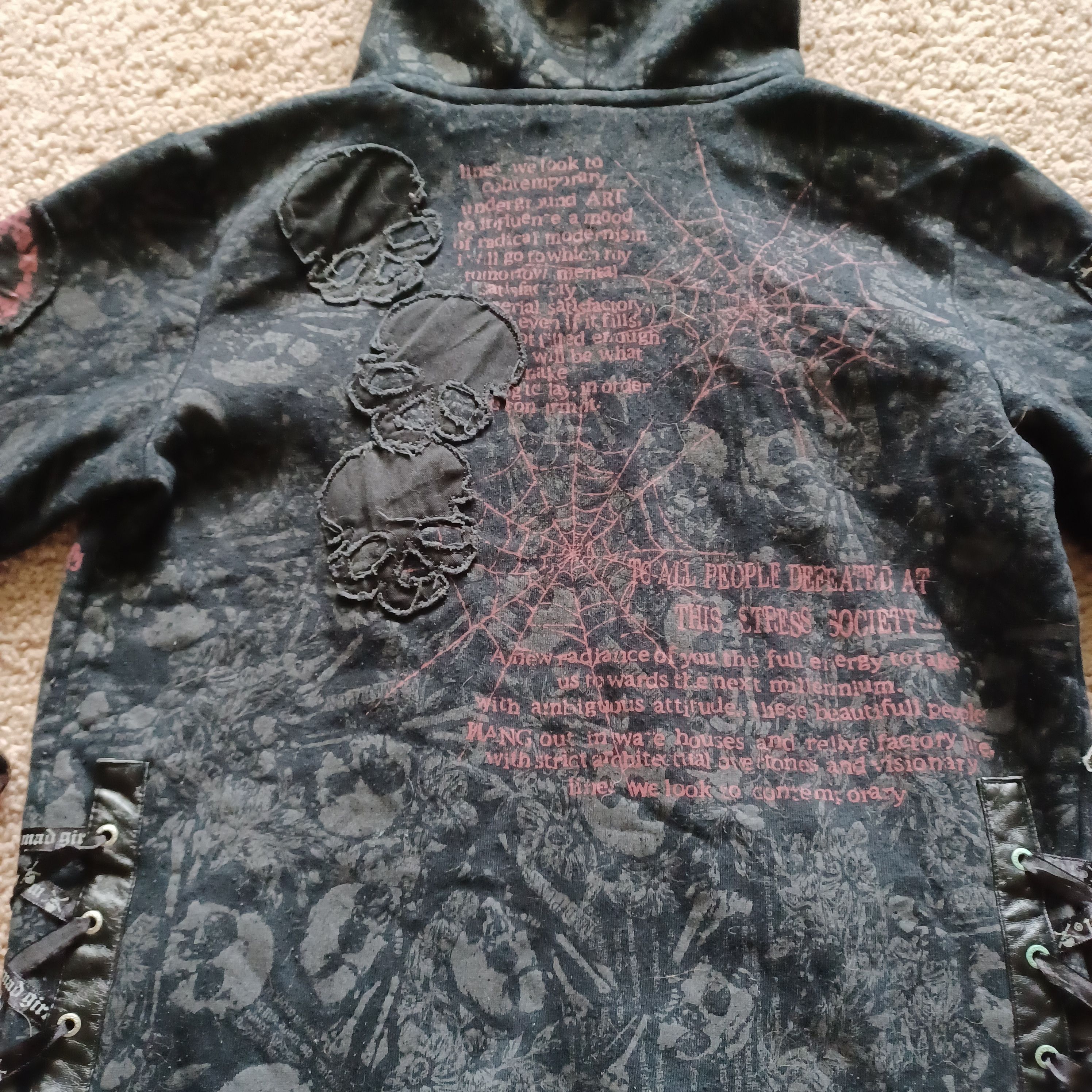 Seditionaries Mad Punk Mad Girl zip up parka hoodie ifsixwasnine lgb style Size US M / EU 48-50 / 2 - 8 Thumbnail