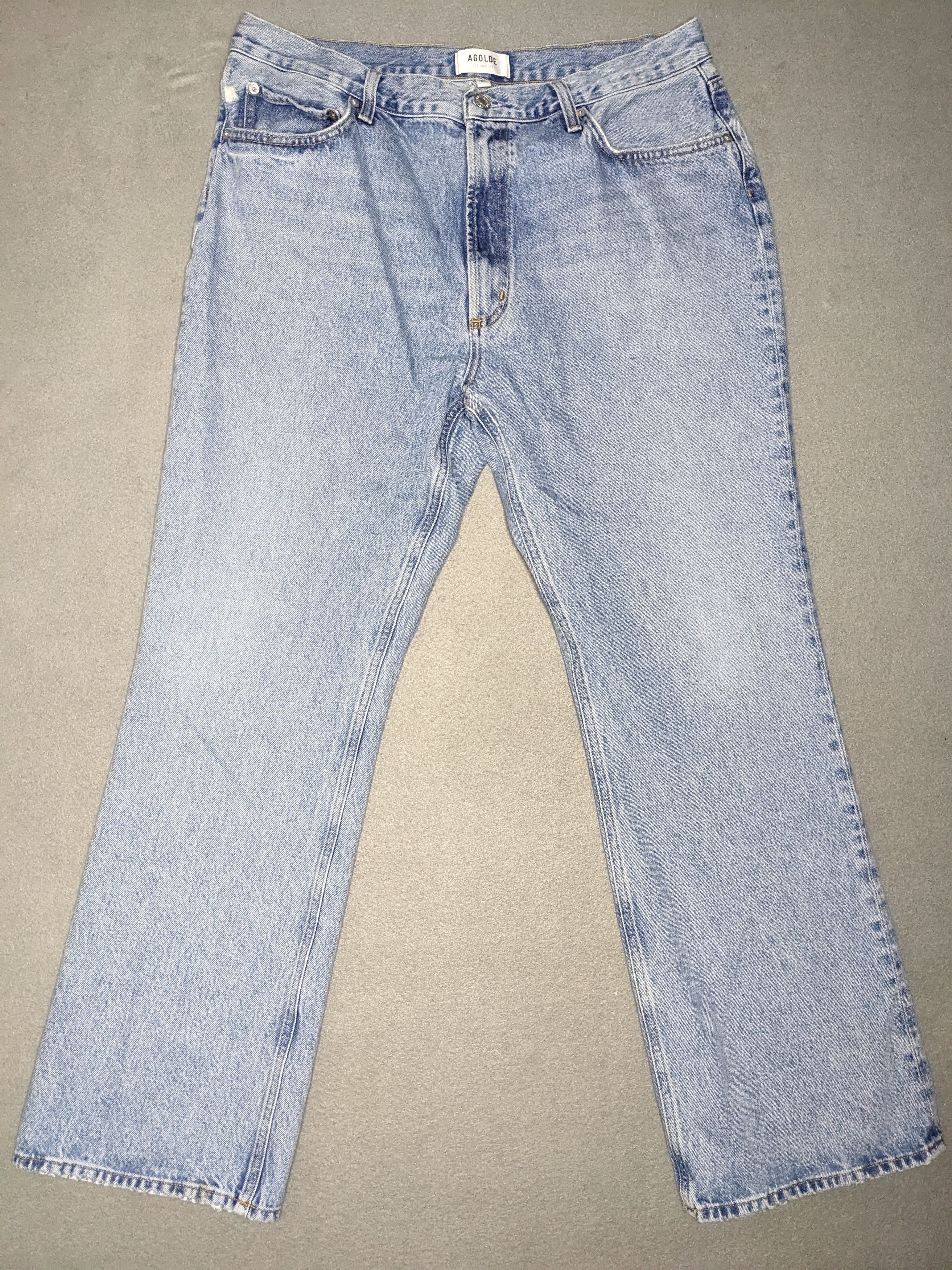 Agolde AGOLDE Vintage Straight Jeans 34x30 Organic Cotton Denim Size 34" / US 12 / IT 48 - 1 Thumbnail