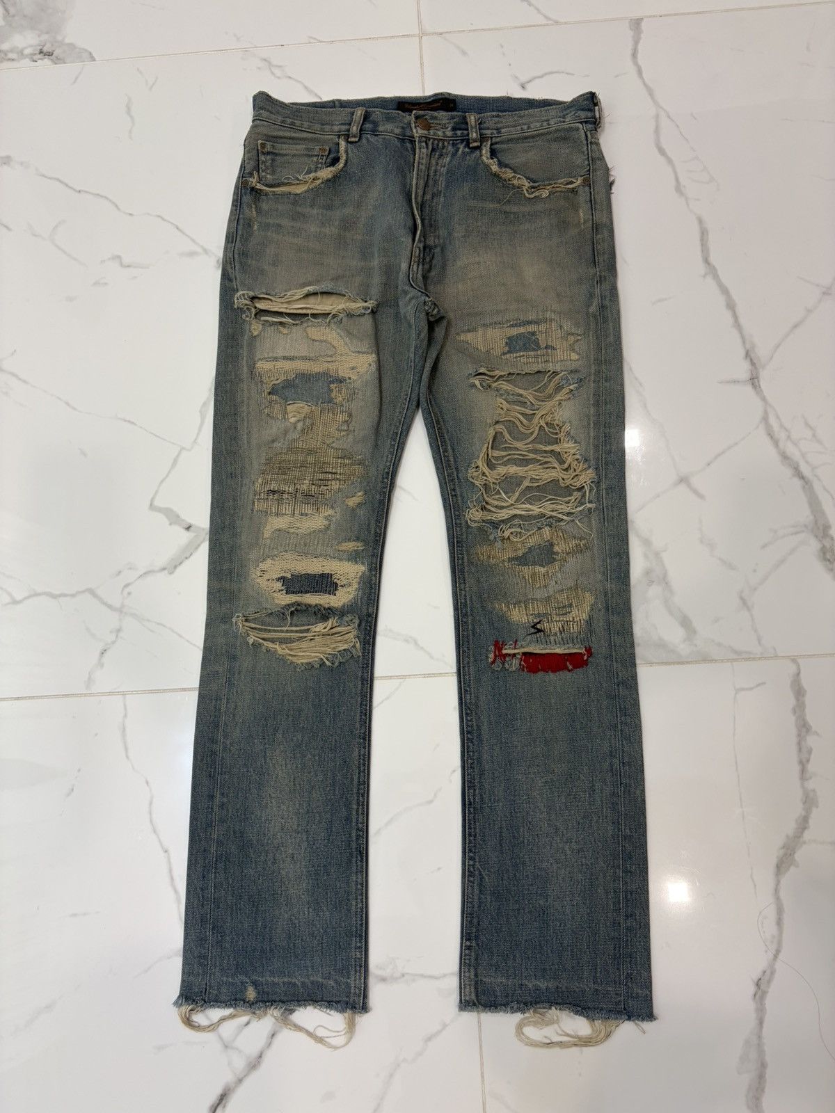 Undercover Aw04 red yarn Size US 31 - 2 Thumbnail