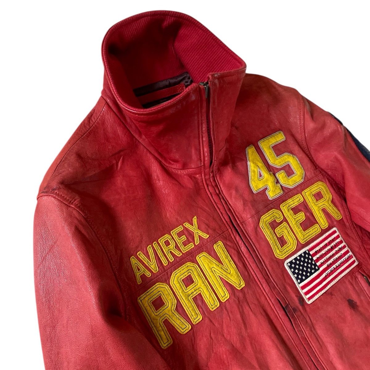 Avirex 💸BINDING OFFER💸AVIREX Goatskin Leather Bomber Jacket Size US M / EU 48-50 / 2 - 5 Thumbnail