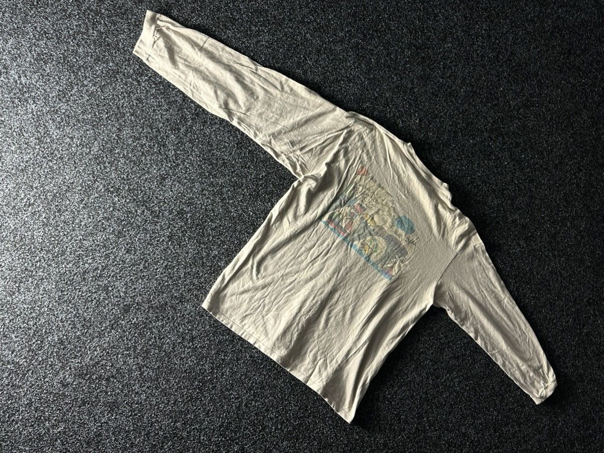 Quiksilver × Vintage 🚨Vintage 80s Big Logo QUIKSILVER Beige longsleeve Y2K Size US L / EU 52-54 / 3 - 9 Thumbnail