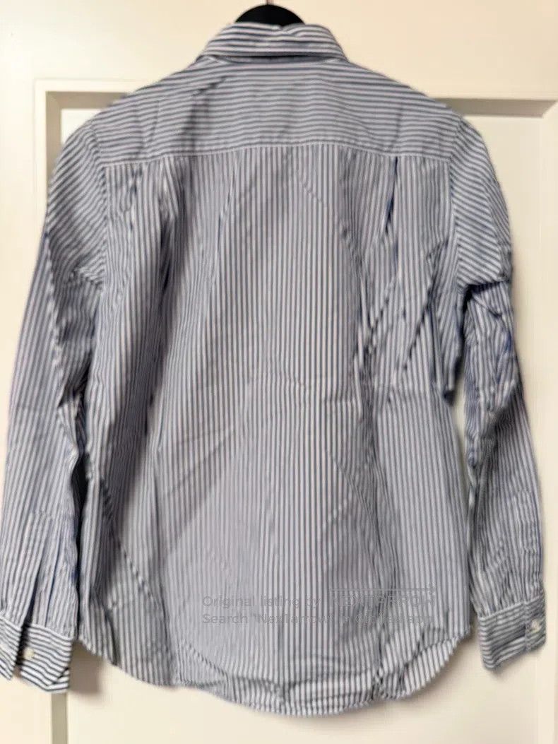 Comme des Garcons Comme Des Garcons Blue and white striped shirt Size M / US 6-8 / IT 42-44 - 4 Thumbnail