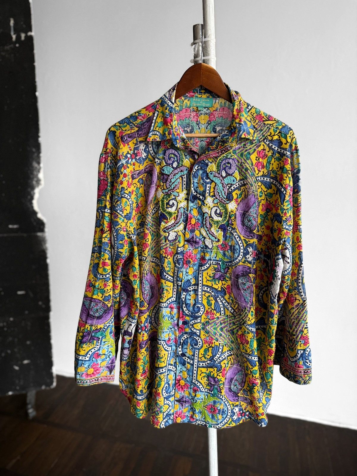 Other Antica Sartoria Unisex Button-Up Blouse Cartan Shirt Size L / US 10 / IT 46 - 1 Thumbnail