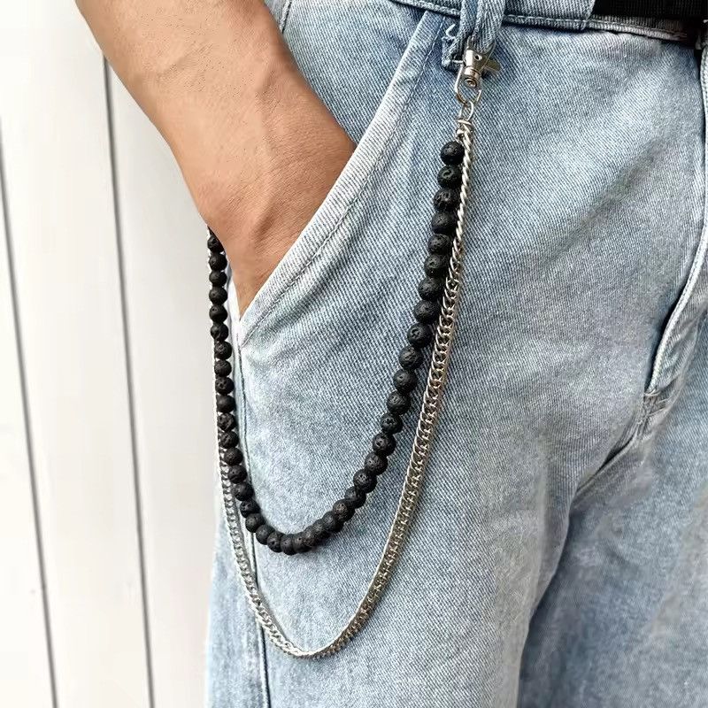 Vintage KeyChain Jean Biker Wallet Belts Chain Size ONE SIZE - 2 Thumbnail