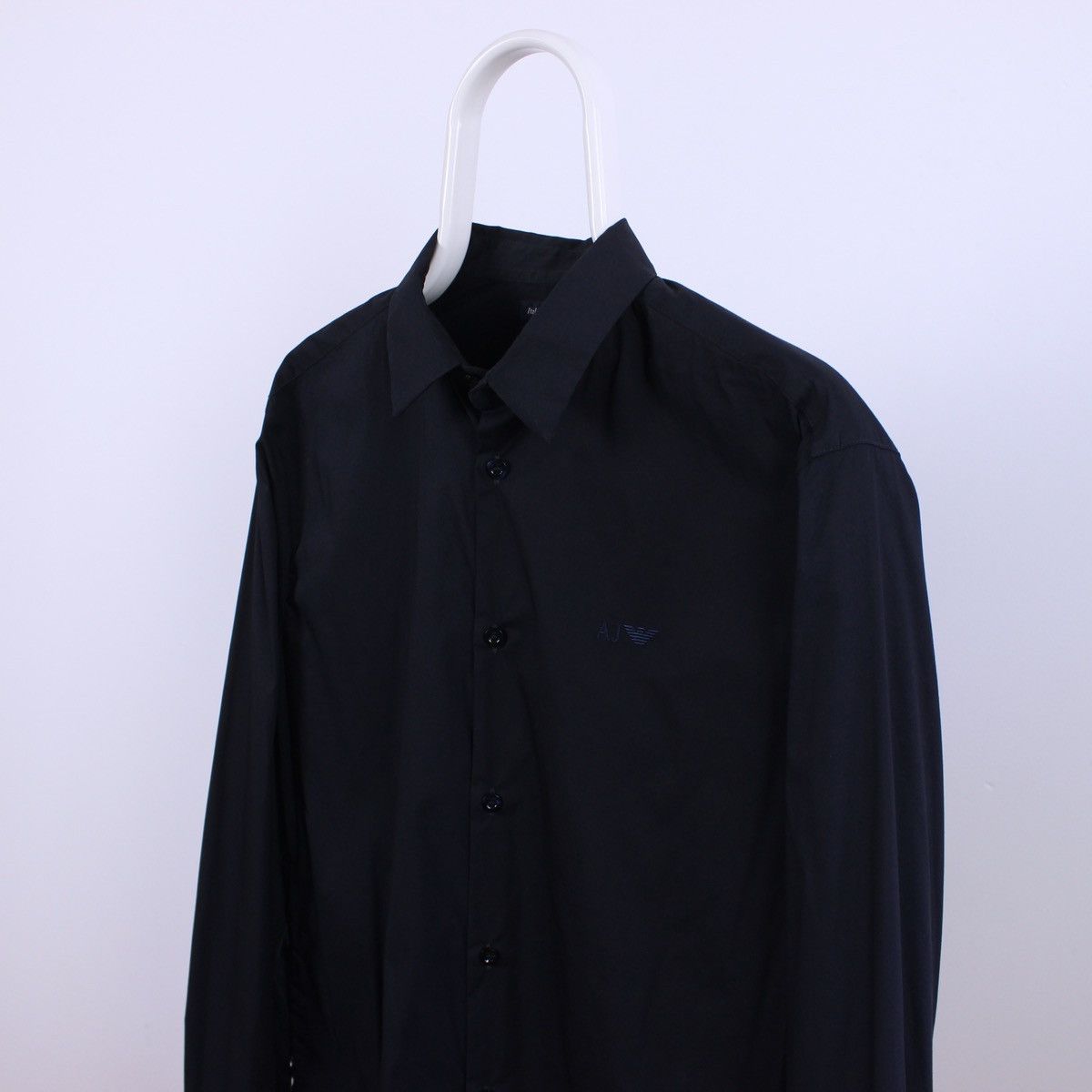 Armani Armani Jeans Slim Fit Long Sleeve Shirt Size US L / EU 52-54 / 3 - 1 Thumbnail