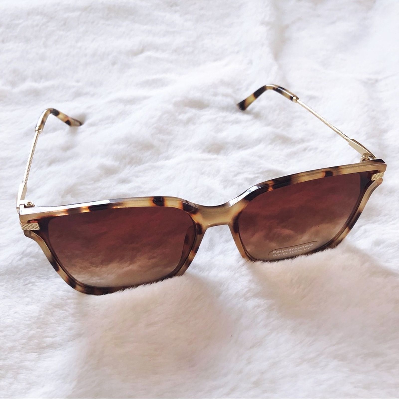 Other Kai Tortoise Brown Square Sleek Sunglasses Size ONE SIZE - 4 Thumbnail