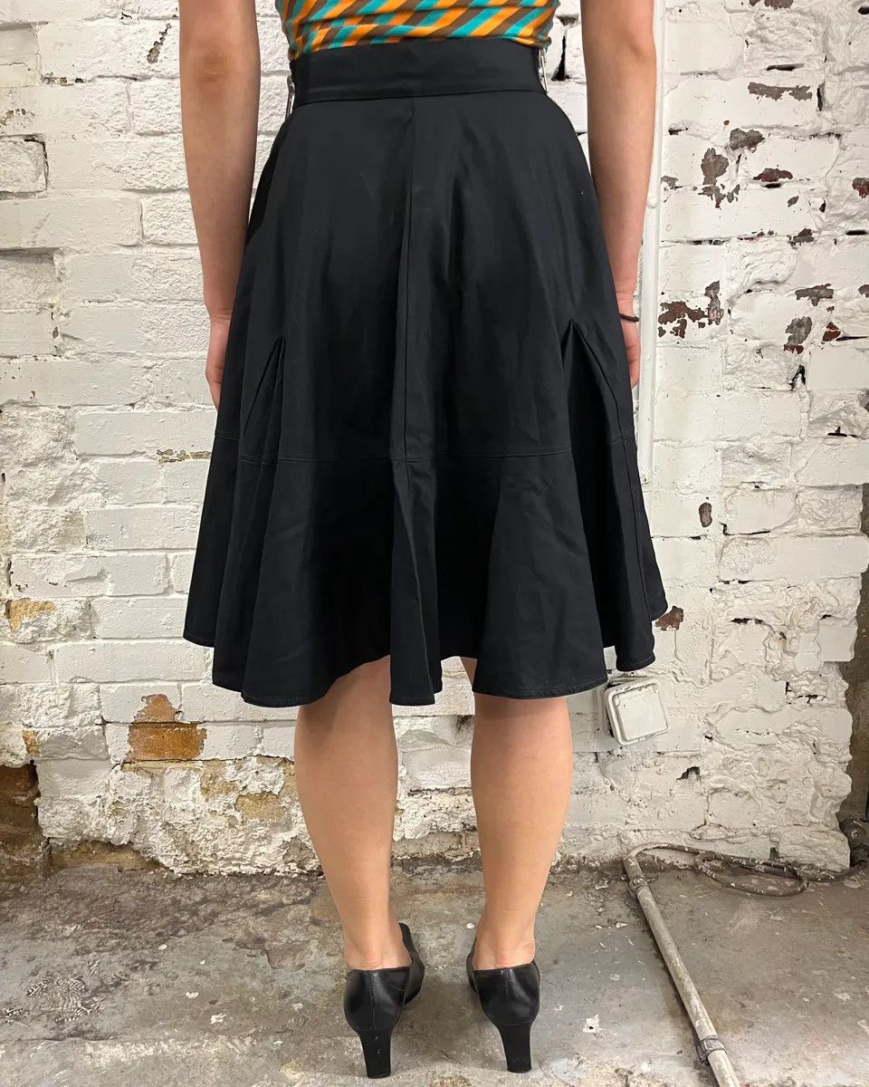Givenchy AW2014 Givenchy Black Zipped Skirt by Riccardo Tisci Size 26" / US 2 / IT 38 - 4 Thumbnail