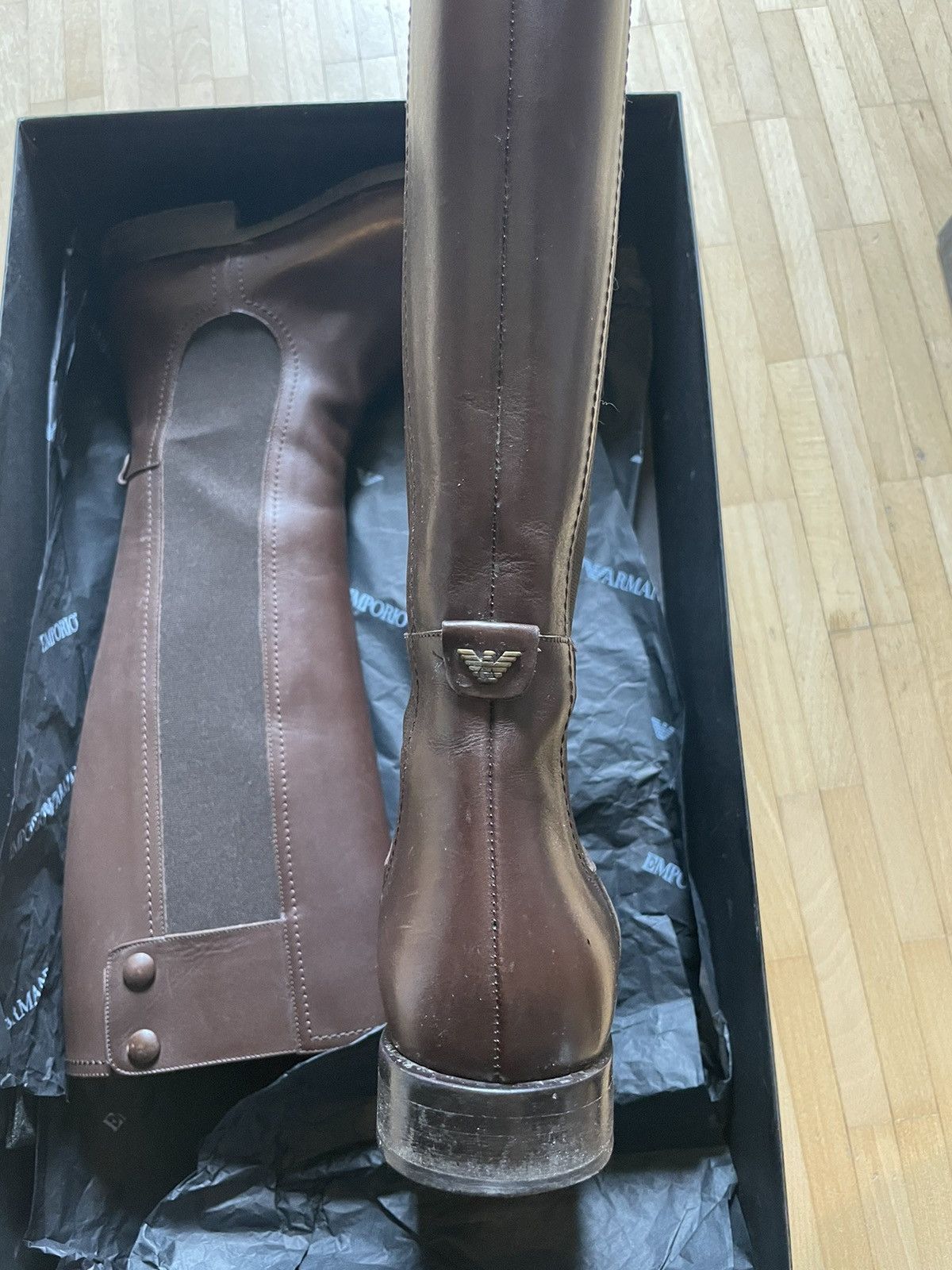 Vintage Archive Emporio Armani Leather Boots