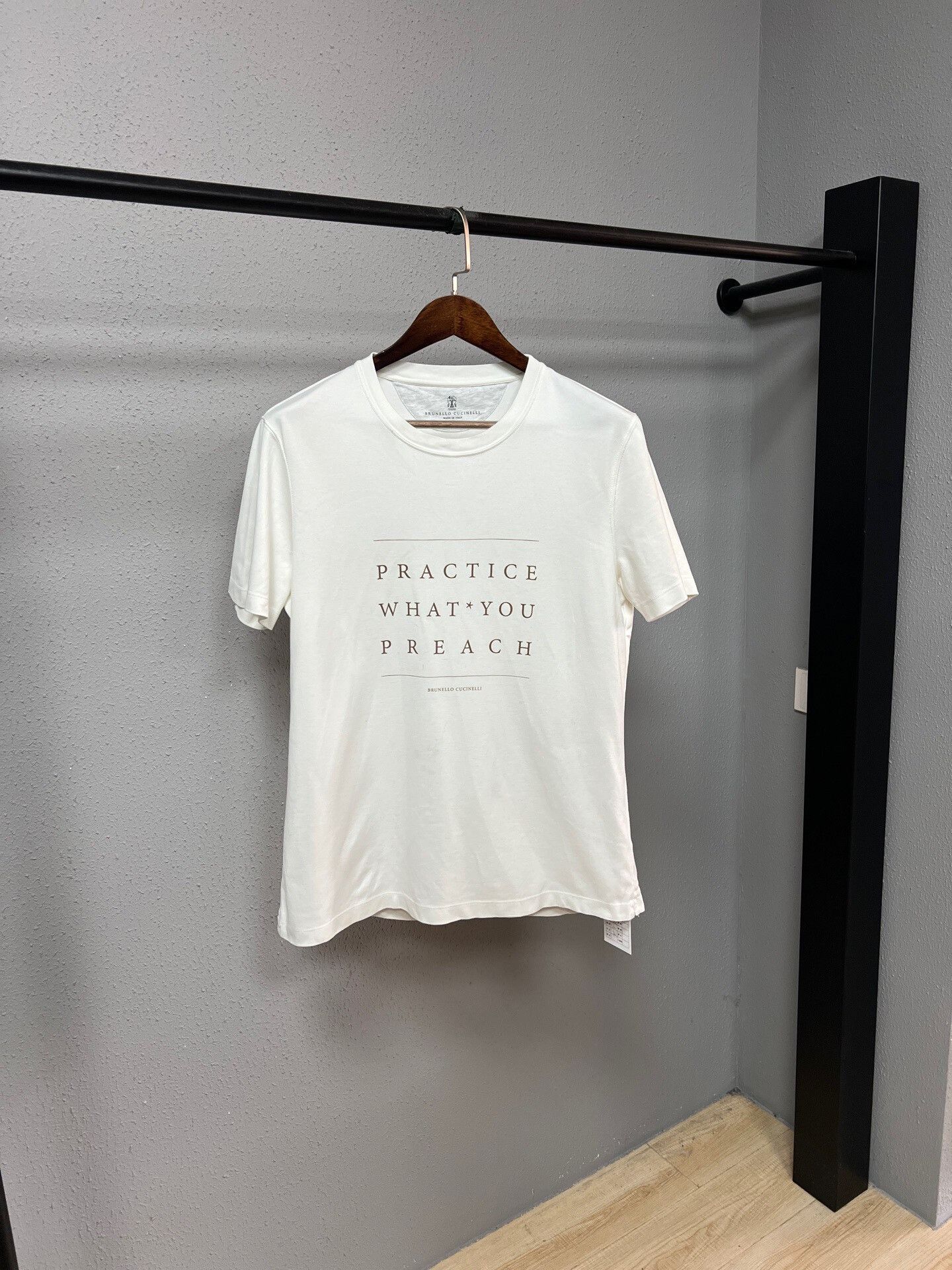Brunello Cucinelli brunello cucinelli short sleeve white shirt Size US L / EU 52-54 / 3 - 1 Thumbnail