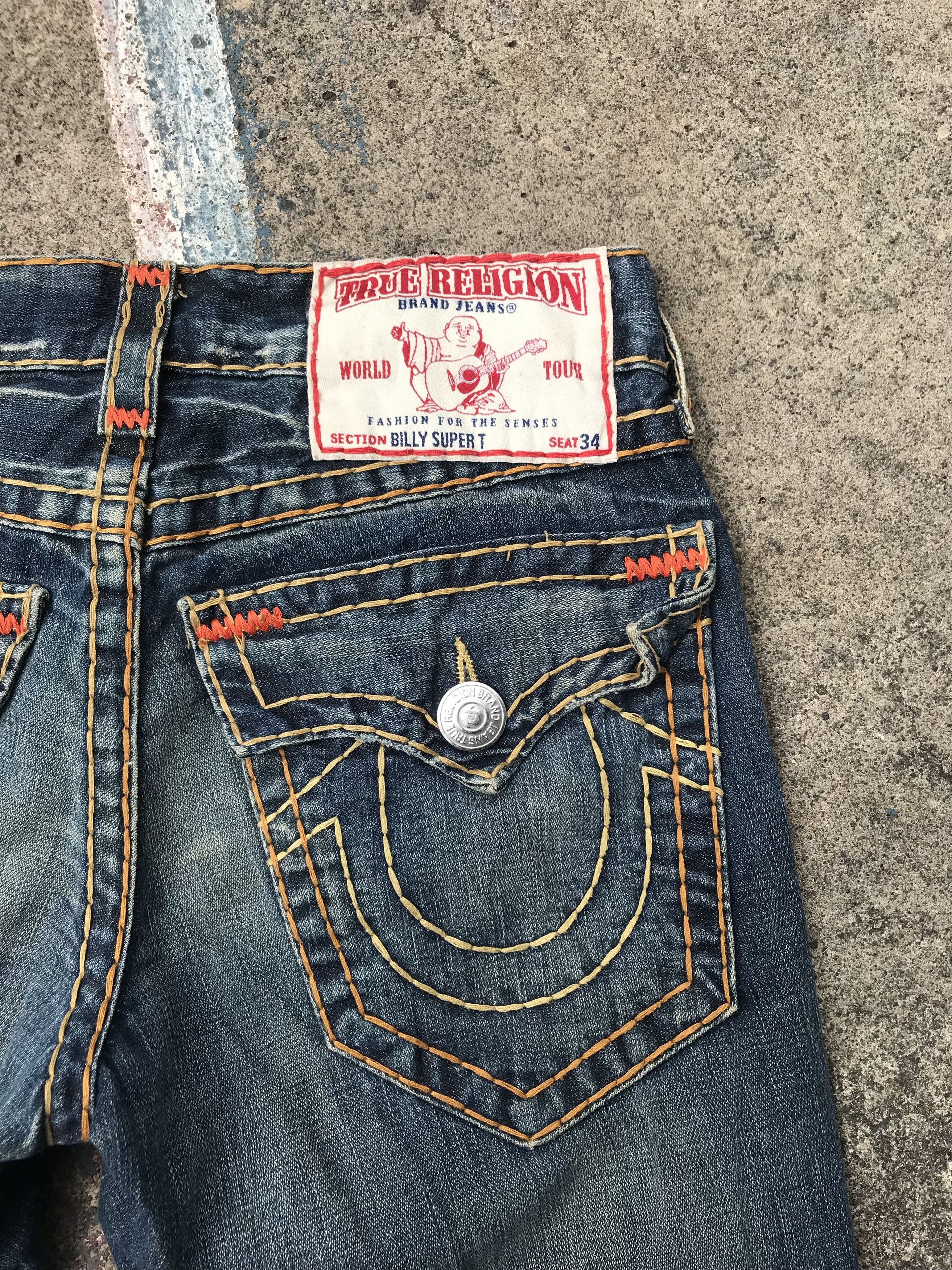 Cowboy Equipment Made in usa‼️ True religion billy super t Size US 29 - 5 Thumbnail