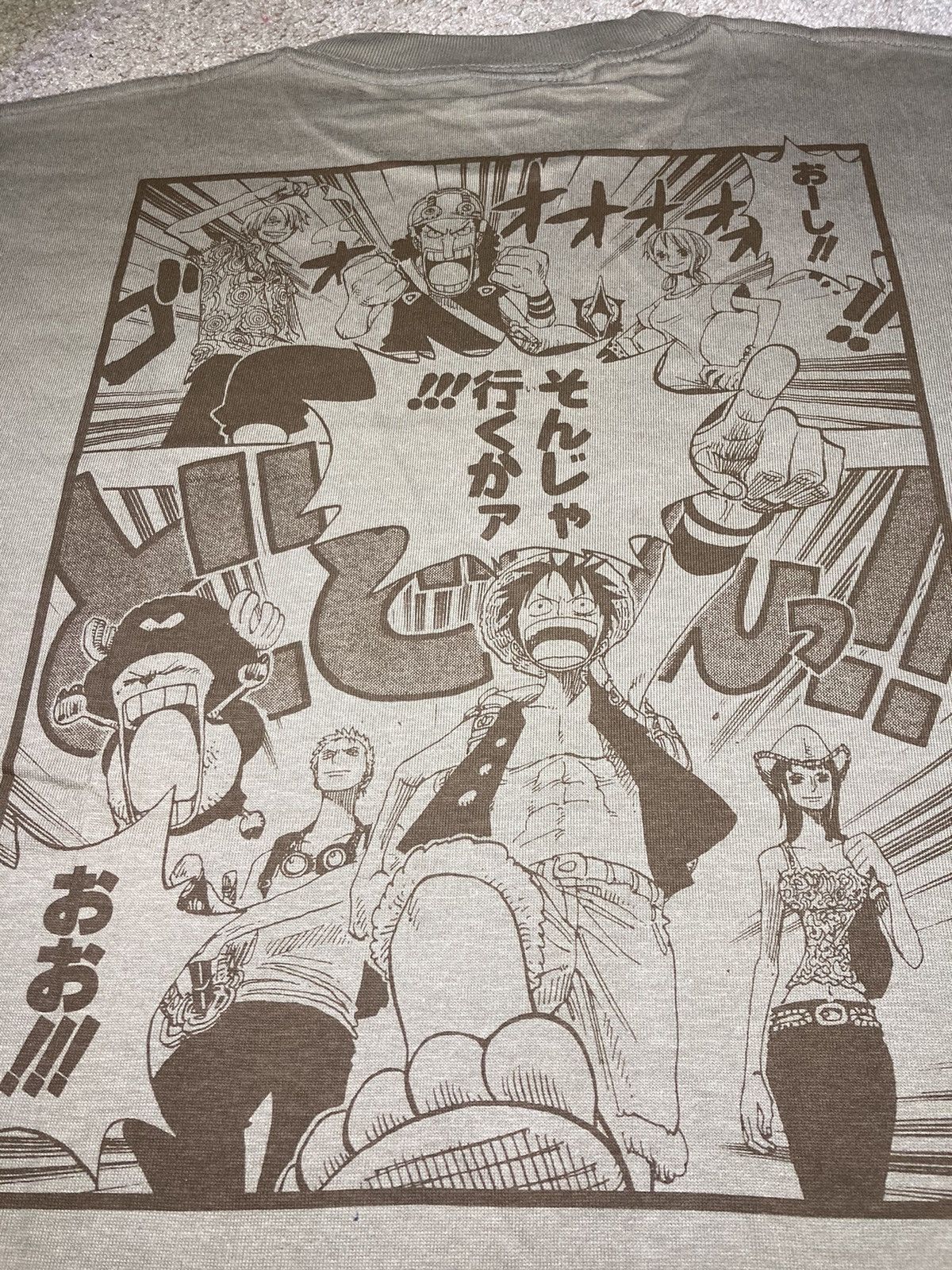 Anime × One Piece × Vintage 2002 One Piece New Manga Tee Anime Luffy Zoro Vintage 90s Size US M / EU 48-50 / 2 - 6 Thumbnail