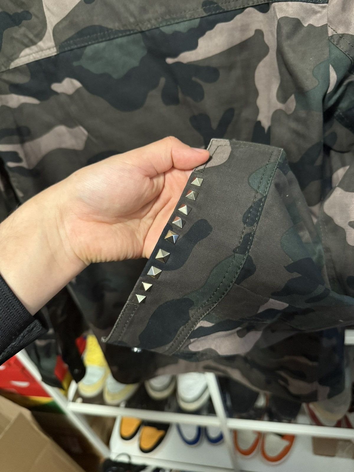 Valentino Valentino Studded Camo Jacket Size US S / EU 44-46 / 1 - 4 Thumbnail