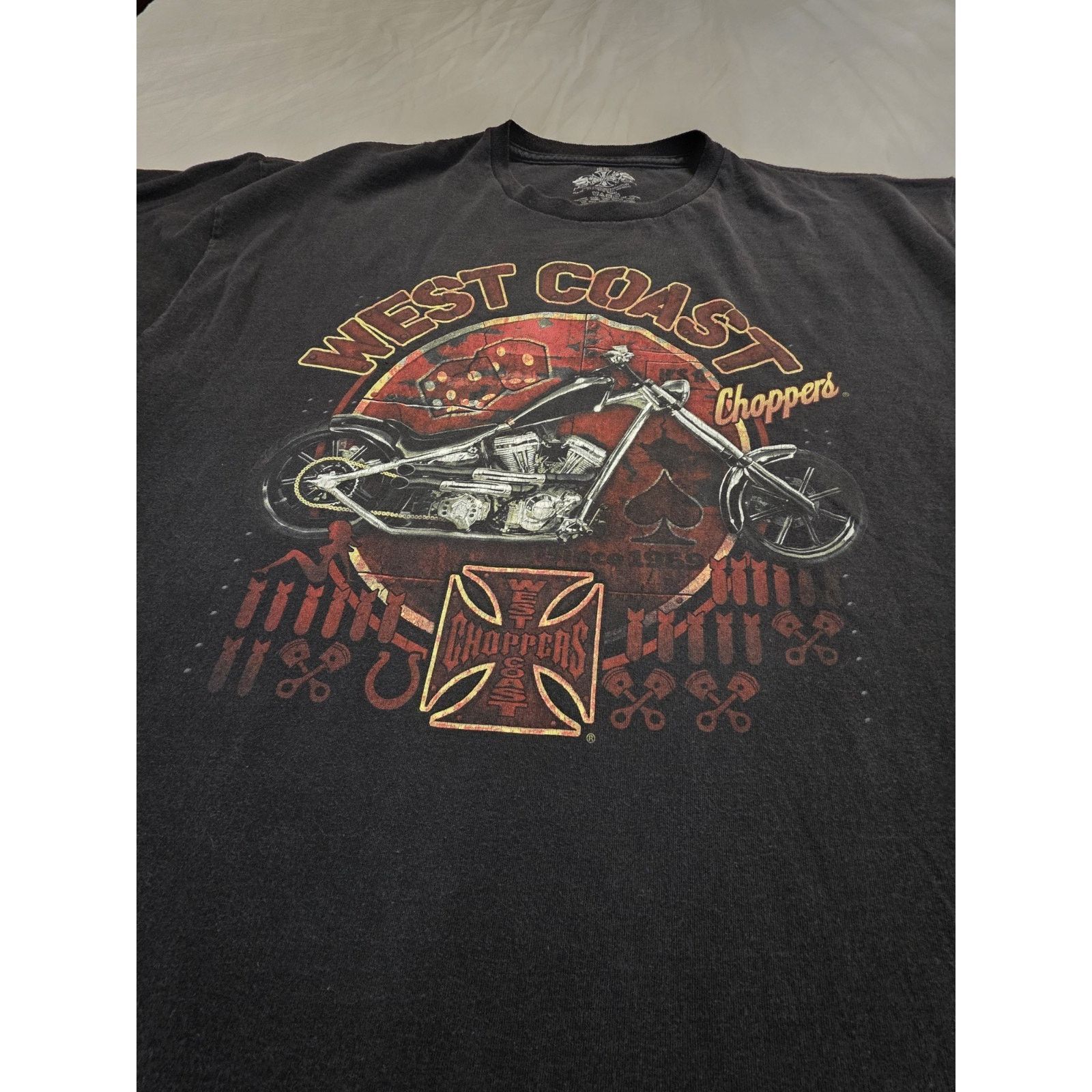Other West Coast Choppers Men's Size 2XL Black Short Sleeve T Size US XXL / EU 58 / 5 - 2 Thumbnail