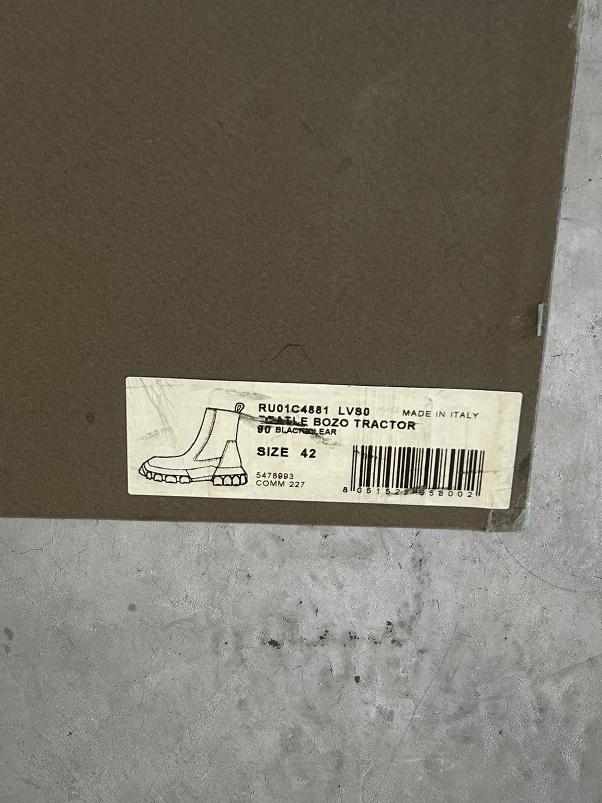 Rick Owens Rick Owens Bozo Tractor Boots Size US 9 / EU 42 - 11 Thumbnail