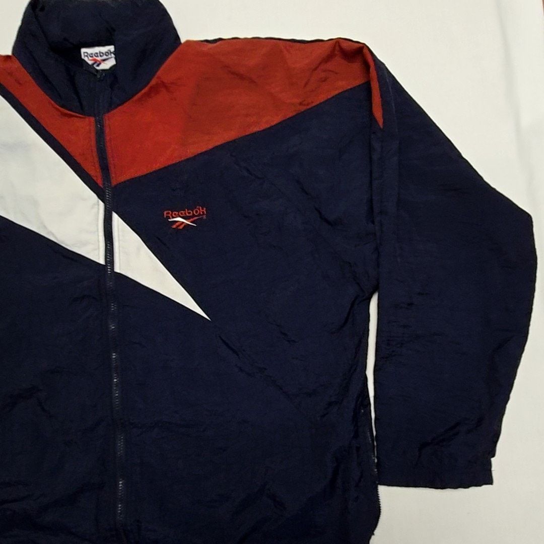 Reebok Vintage Reebok Windbreaker Shawn Kemp Kamikaze Blue L Size US L / EU 52-54 / 3 - 2 Thumbnail
