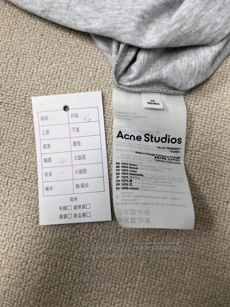 Acne Studios Acne Studios 1996 Series Lettering Printed Casual Short Sl Size US XS / EU 42 / 0 - 4 Thumbnail