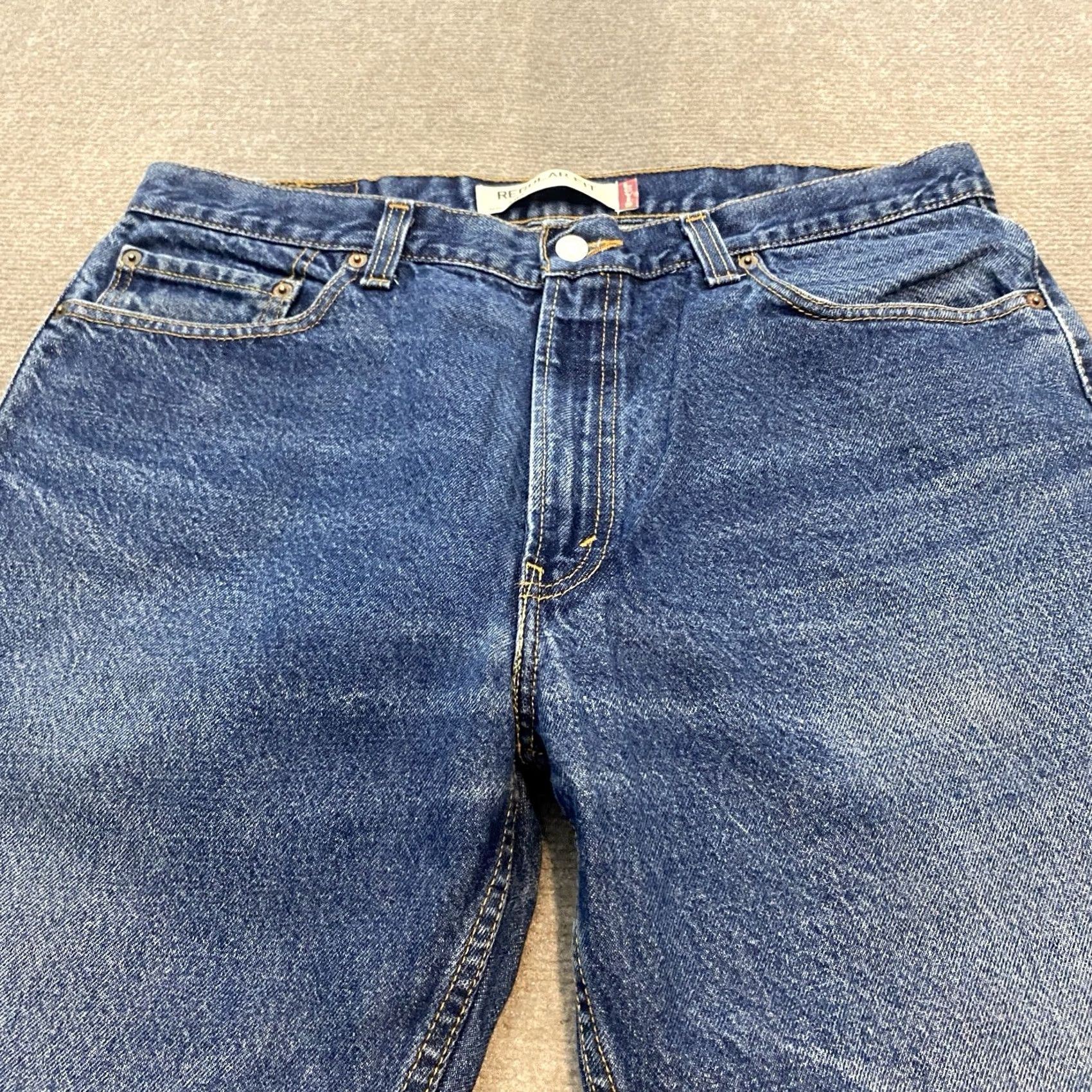 Levi's Vtg Levi'S 505 Jeans Mens 36x30 Straight Distressed Denim 90s Y2K Faded Blue - Quick Sale Size US 36 / EU 52 - 2 Thumbnail