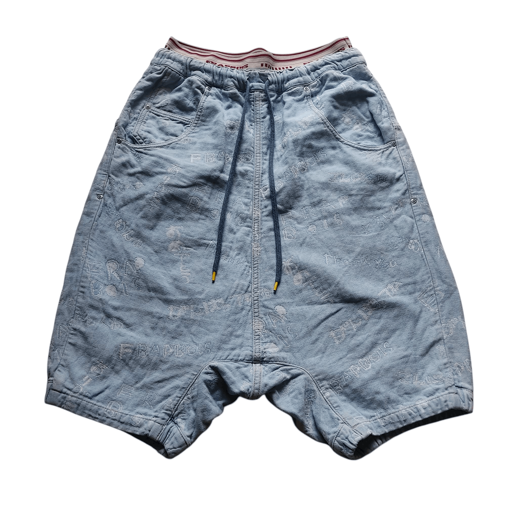 Frapbois × Issey Miyake Frapbois Jacquard Drop Crotch Saruel Pants Size US 30 / EU 46 - 2 Thumbnail