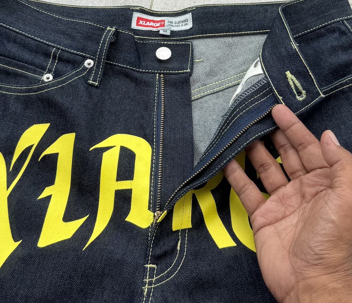 Xlarge XLarge Front Logo Selvedge Denim Pants Size US 32 / EU 48 - 6 Thumbnail