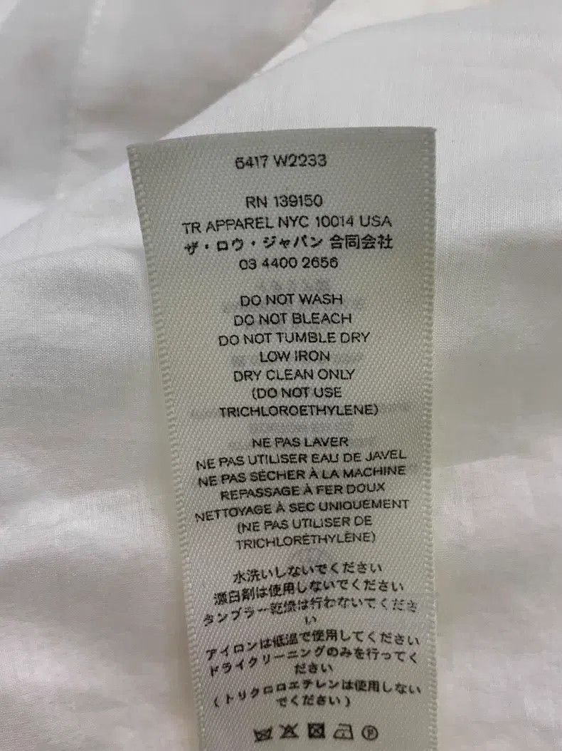 The Row The Row White lapel shirt Size XS / US 0-2 / IT 36-38 - 6 Thumbnail