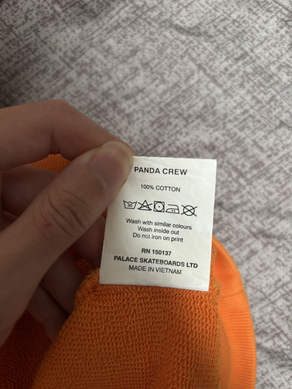 Palace Palace Panda Crew Orange Size US L / EU 52-54 / 3 - 6 Thumbnail
