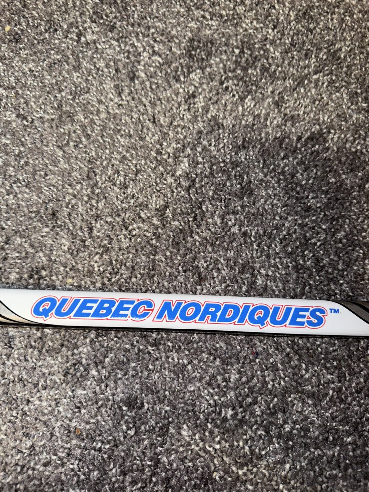 NHL NHL Vintage Hockey Sherwood Quebec Nordiques Mini Stick Size ONE SIZE - 10 Thumbnail