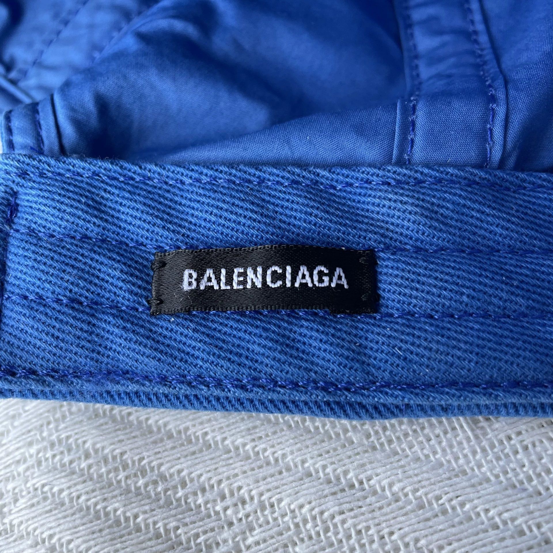 Balenciaga Balenciaga 98 New Logo-embroidered Baseball Cap Men's L/59cm Size ONE SIZE - 5 Thumbnail
