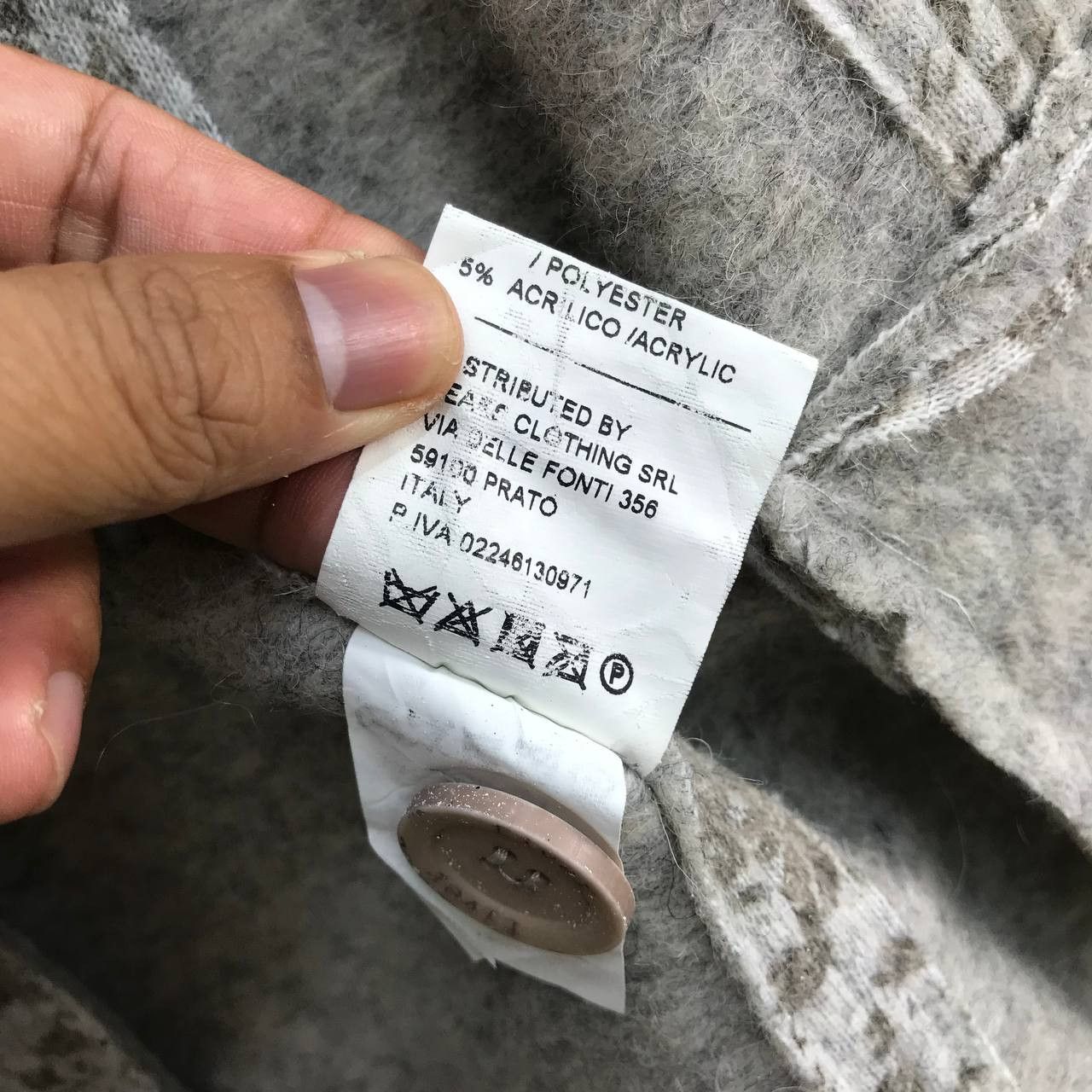 Italia Independent VINTAGE ITALIAN DESIGNER FIVER FLORAL MINIMALIST JACKET Size US M / EU 48-50 / 2 - 12 Thumbnail