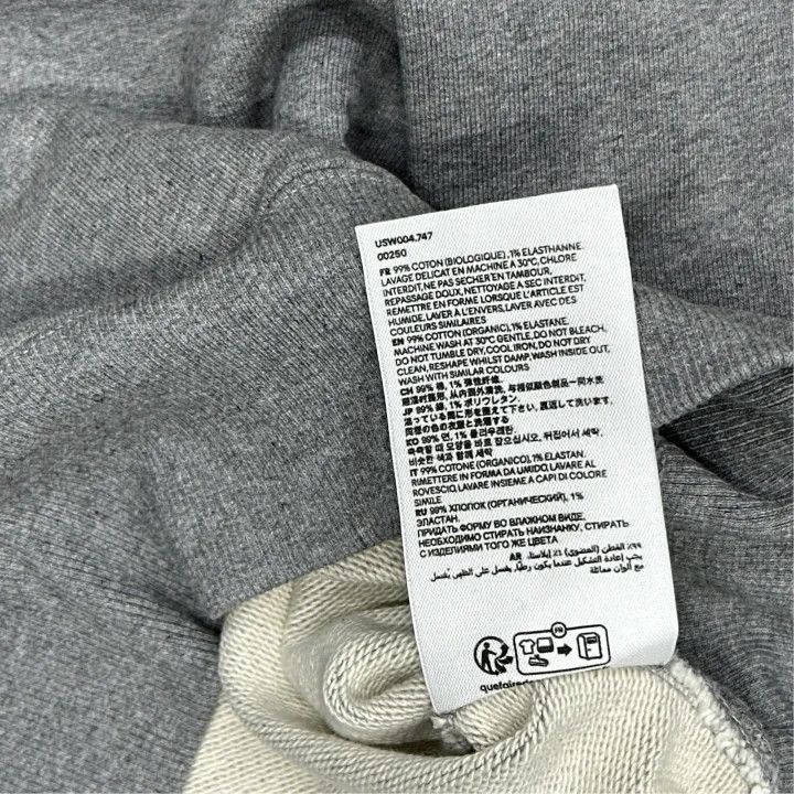 AMI AMIPARIS SS23 Grey Heart Embroidered Sweatshirt -2507 Size US S / EU 44-46 / 1 - 3 Thumbnail