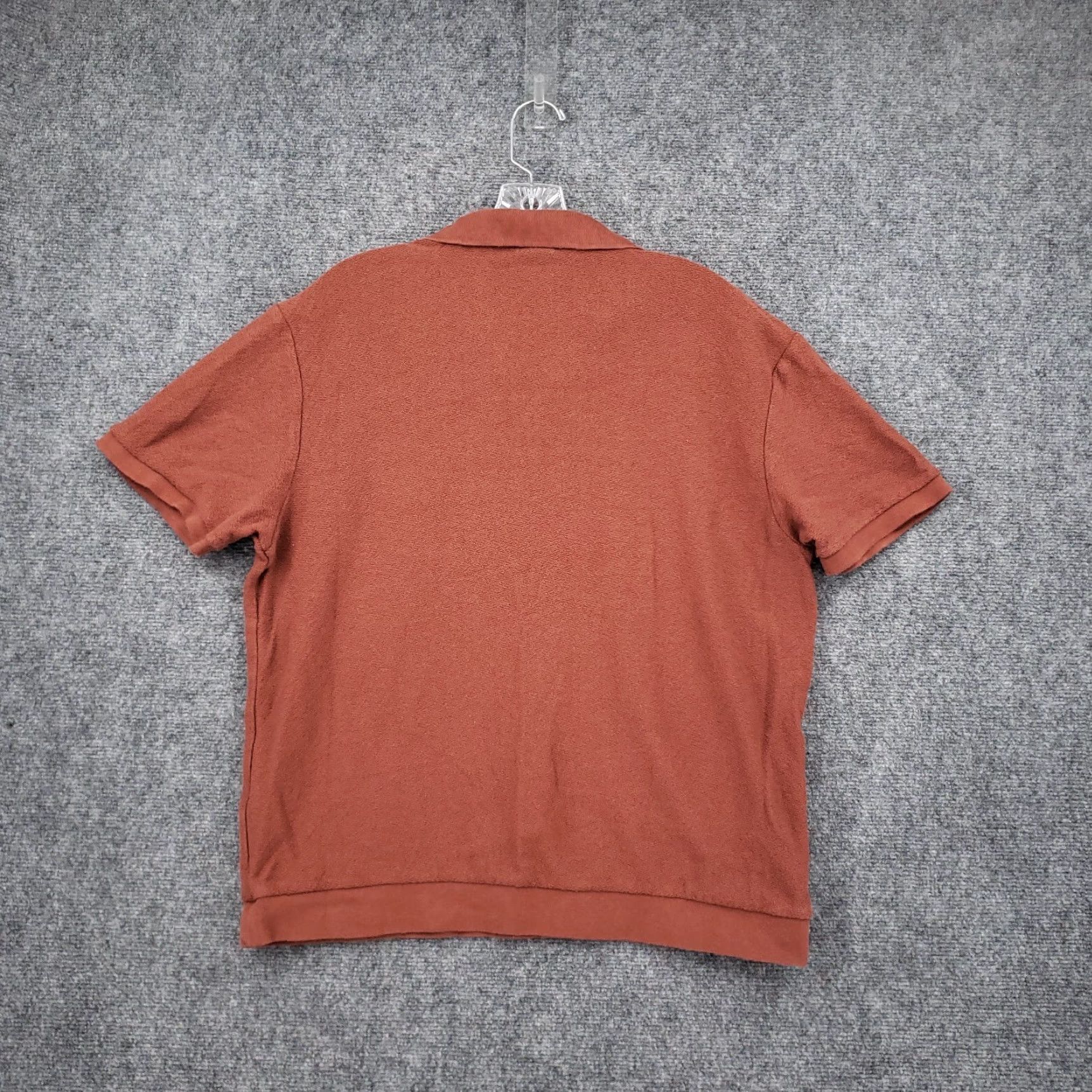 Zara Zara Polo Shirt Mens L Brown Knit Short Sleeve Collared Pullover Polo Shirt Size US L / EU 52-54 / 3 - 2 Thumbnail