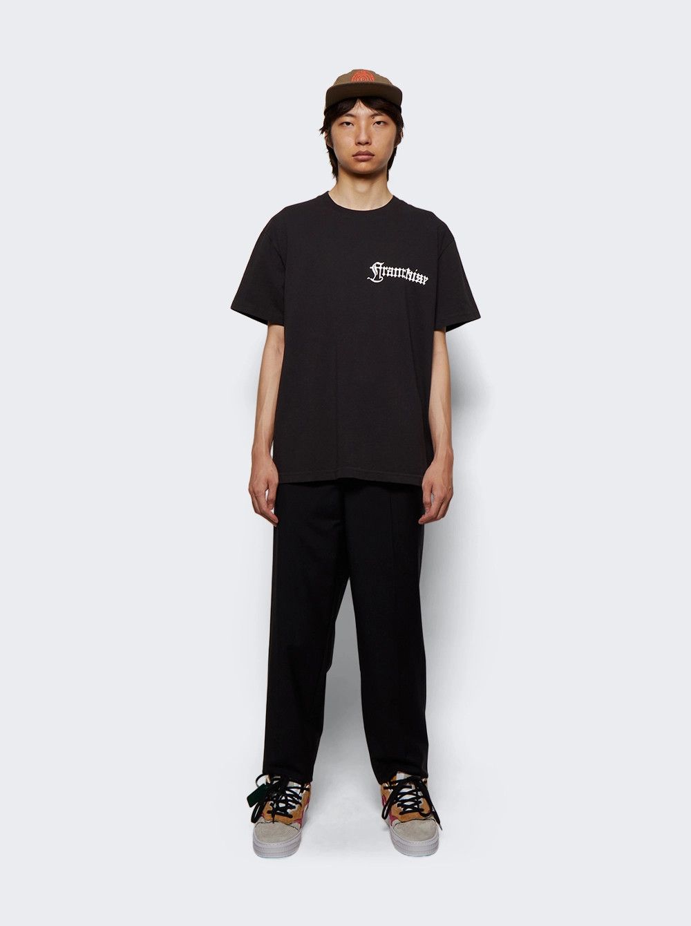 Off-White o1gr1nt0125 Floating Arrow Suede Sneakers in Multicolor Size US 7 / EU 40 - 2 Thumbnail