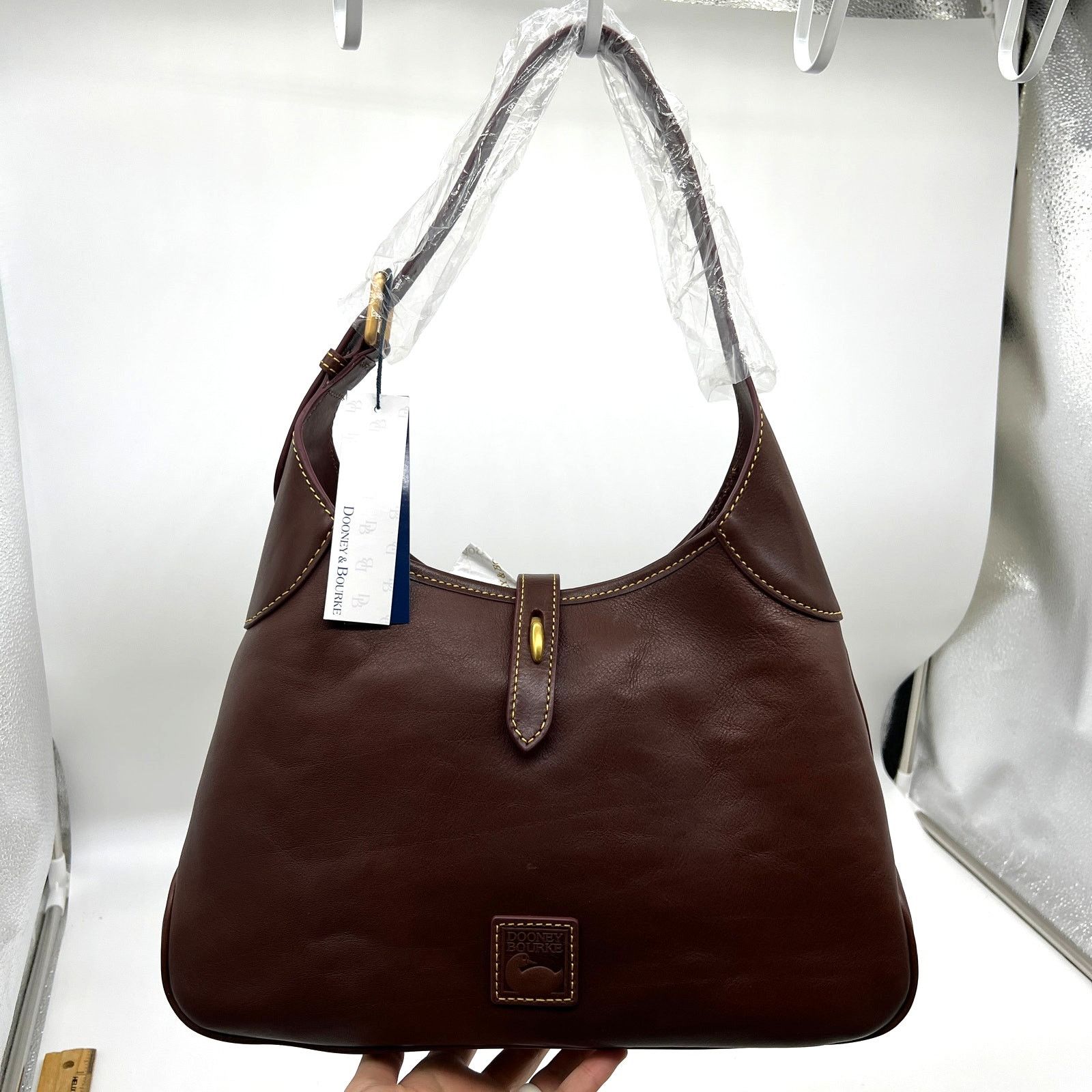 Dooney & Bourke Dooney & Bourke Florentine Leather Crescent Hobo Wo Size ONE SIZE - 1 Thumbnail