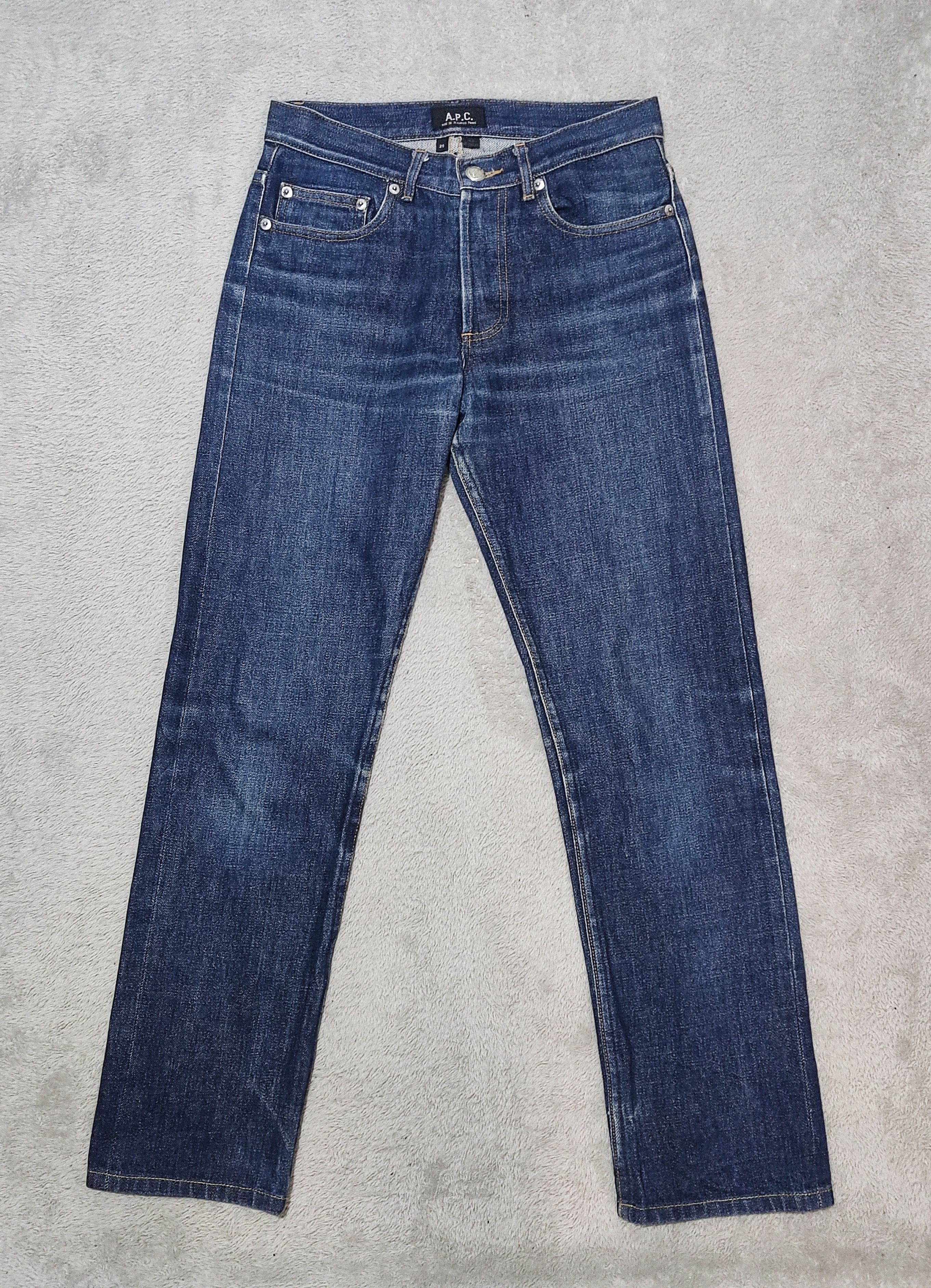 A.P.C. VINTAGE A.P.C. New Standard Selvedge Denim Natural Fades Size US 27 - 2 Thumbnail
