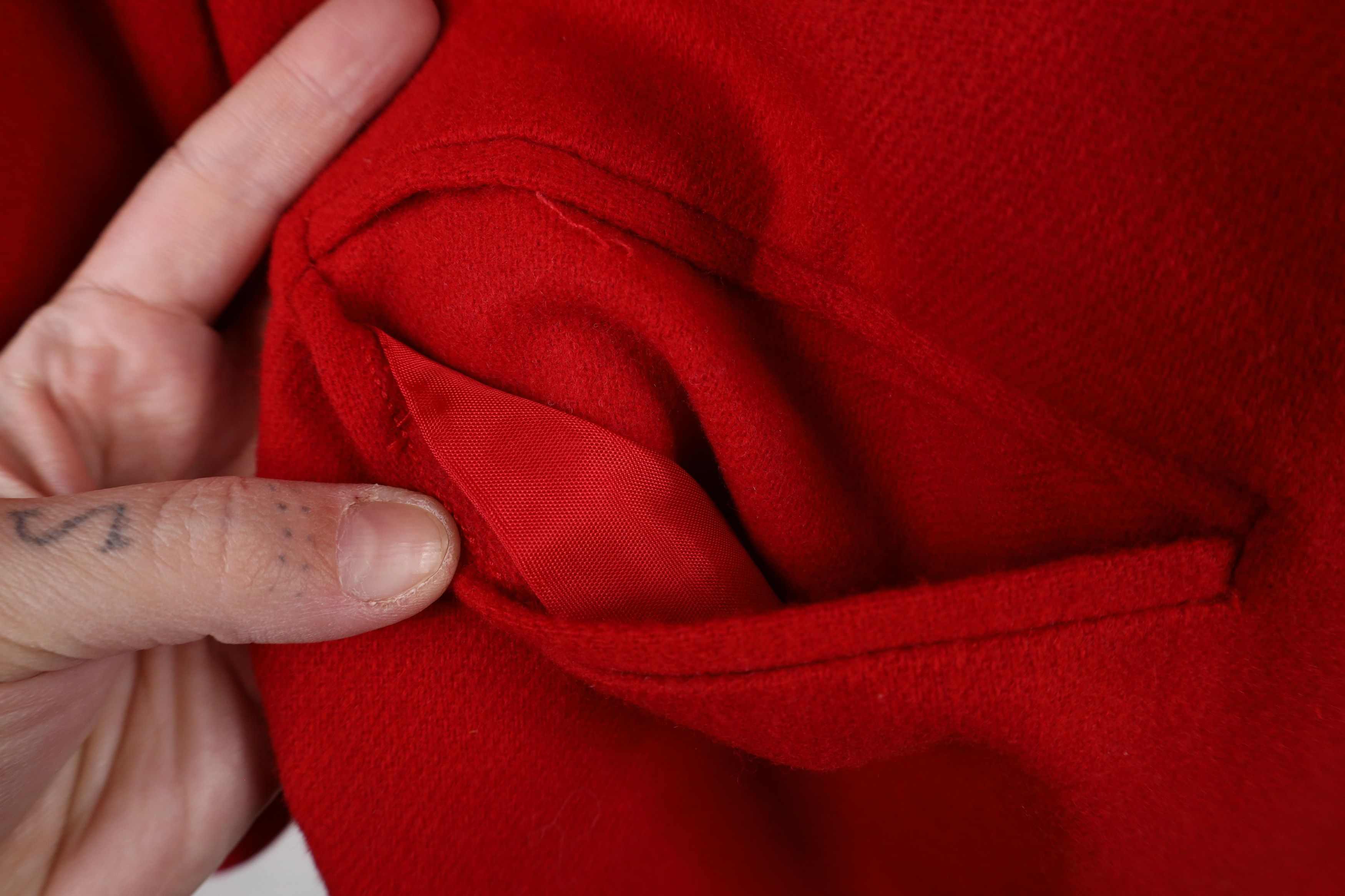 Vintage Vintage 90s Streetwear One Button Blazer Suit Jacket Red Size XXL / US 16-18 / IT 52-54 - 6 Thumbnail
