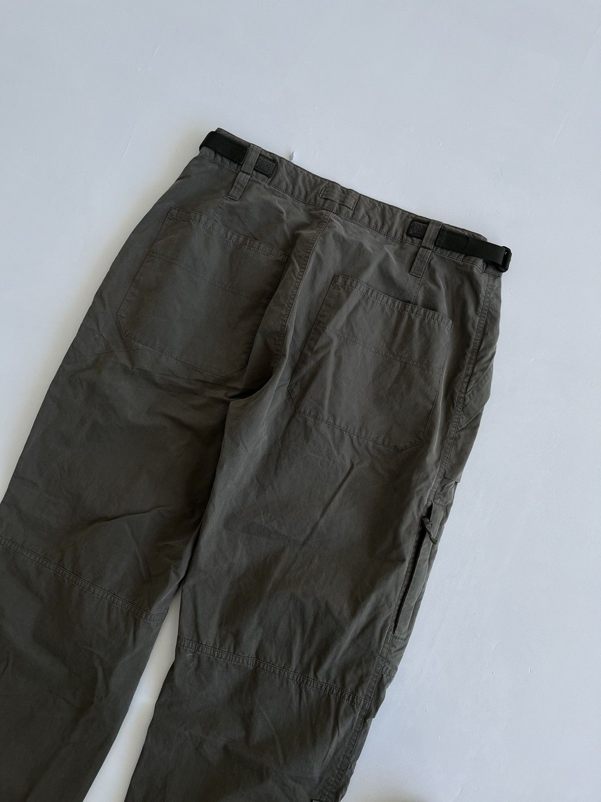 Vintage 90s care Japanese symbols nylon parachute cargo y2k
