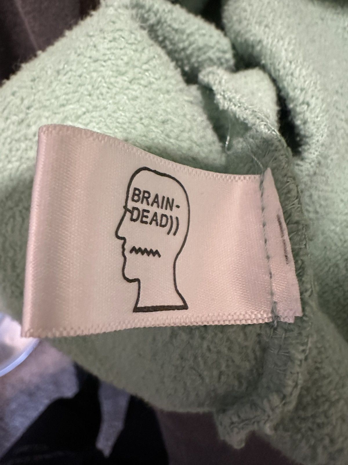 Brain Dead Brain Dead Tonal Type Print Hoodie ‘Putty’ Size M Size US M / EU 48-50 / 2 - 5 Thumbnail