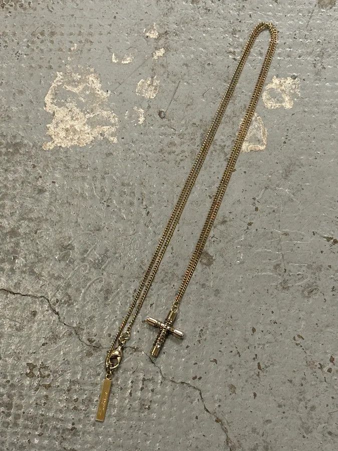 Givenchy Givenchy Gold Metal Cross Necklace Size ONE SIZE - 6 Thumbnail