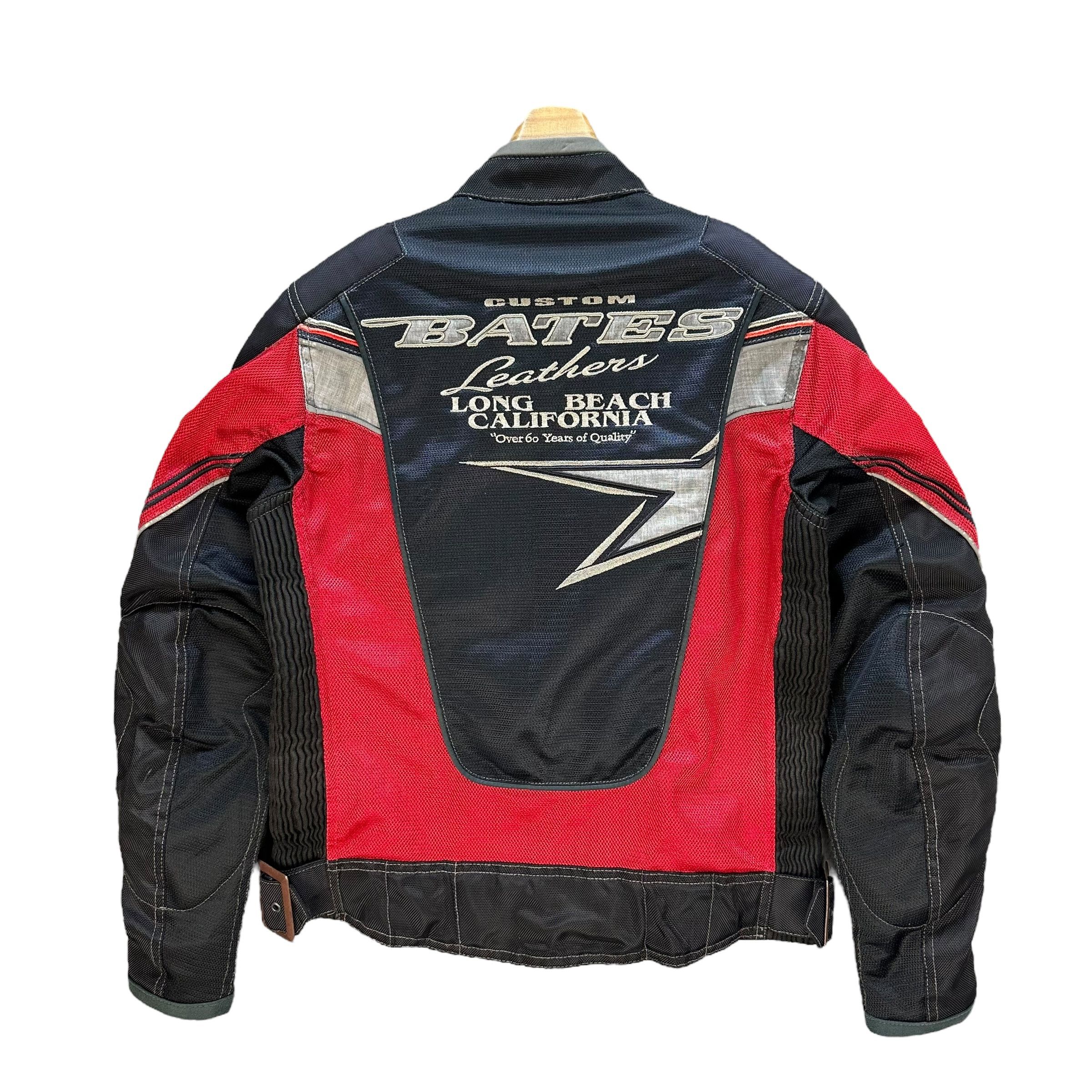 Vintage CUSTOM BATES LEATHERS NHRA Drag Racing Jacket #A53-1234 Size US M / EU 48-50 / 2 - 16 Thumbnail