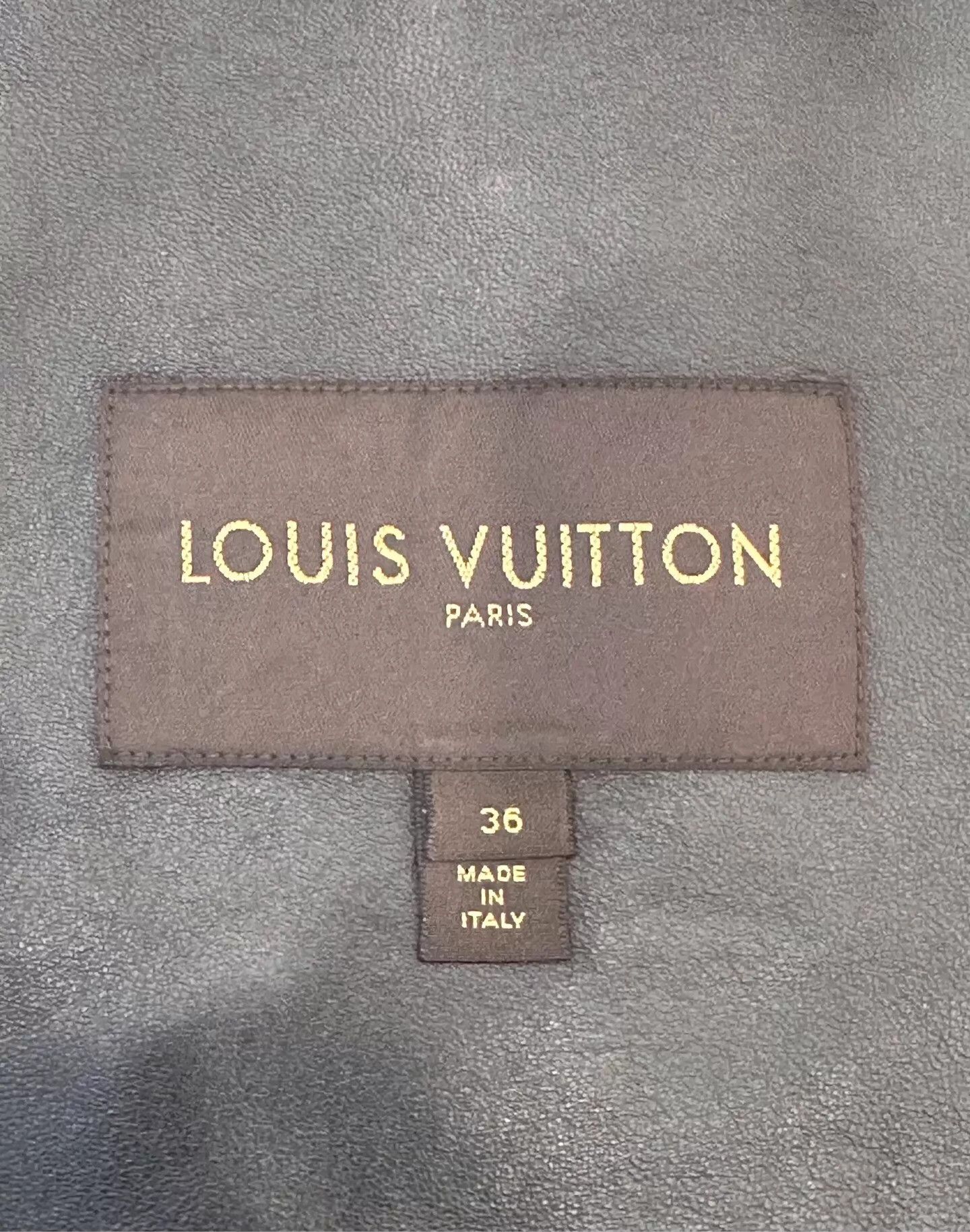 Louis Vuitton LV removable black fur-lamb sleeve jkt36 new Size XS / US 0-2 / IT 36-38 - 6 Thumbnail