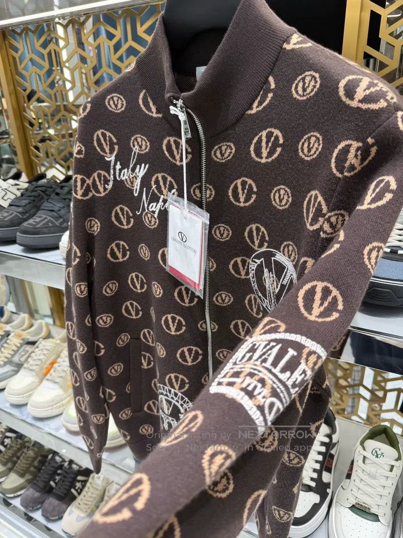 Valentino Valentino Coffee-colored old flower coat Size US S / EU 44-46 / 1 - 2 Thumbnail