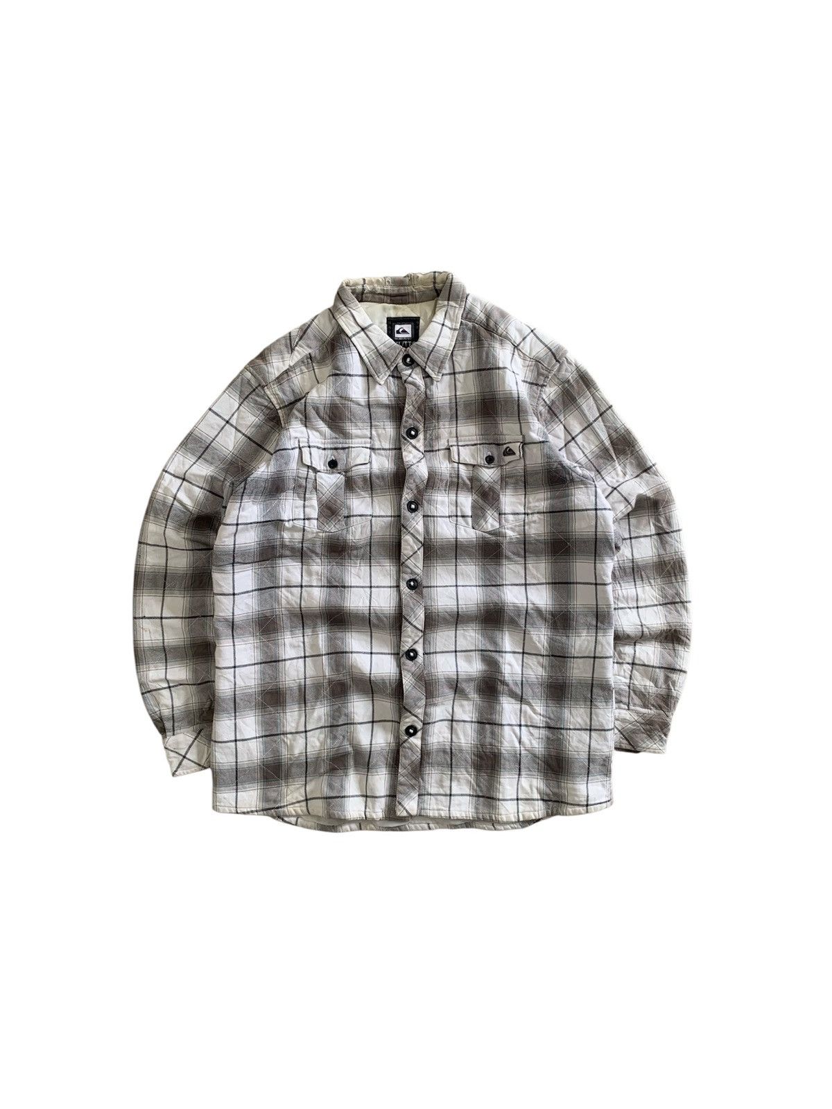 Quiksilver Vintage Quiksilver Flannel Quilted Jacket Size US XL / EU 56 / 4 - 1 Thumbnail
