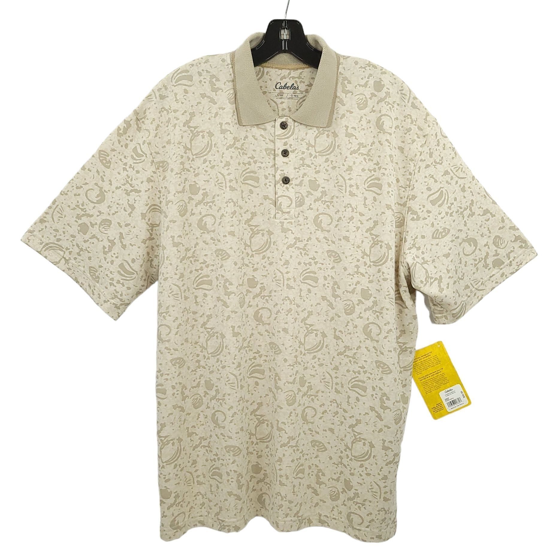 Cabelas Cabelas Polo Shirt Mens L Short Sleeve Fishing Hunting Size US L / EU 52-54 / 3 - 1 Thumbnail